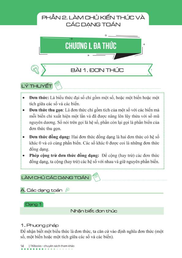 làm chủ kiến thức toán bằng sơ đồ tư duy lớp 8 - tập 1