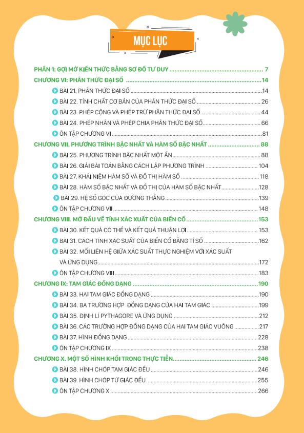 làm chủ kiến thức toán bằng sơ đồ tư duy lớp 8 - tập 2