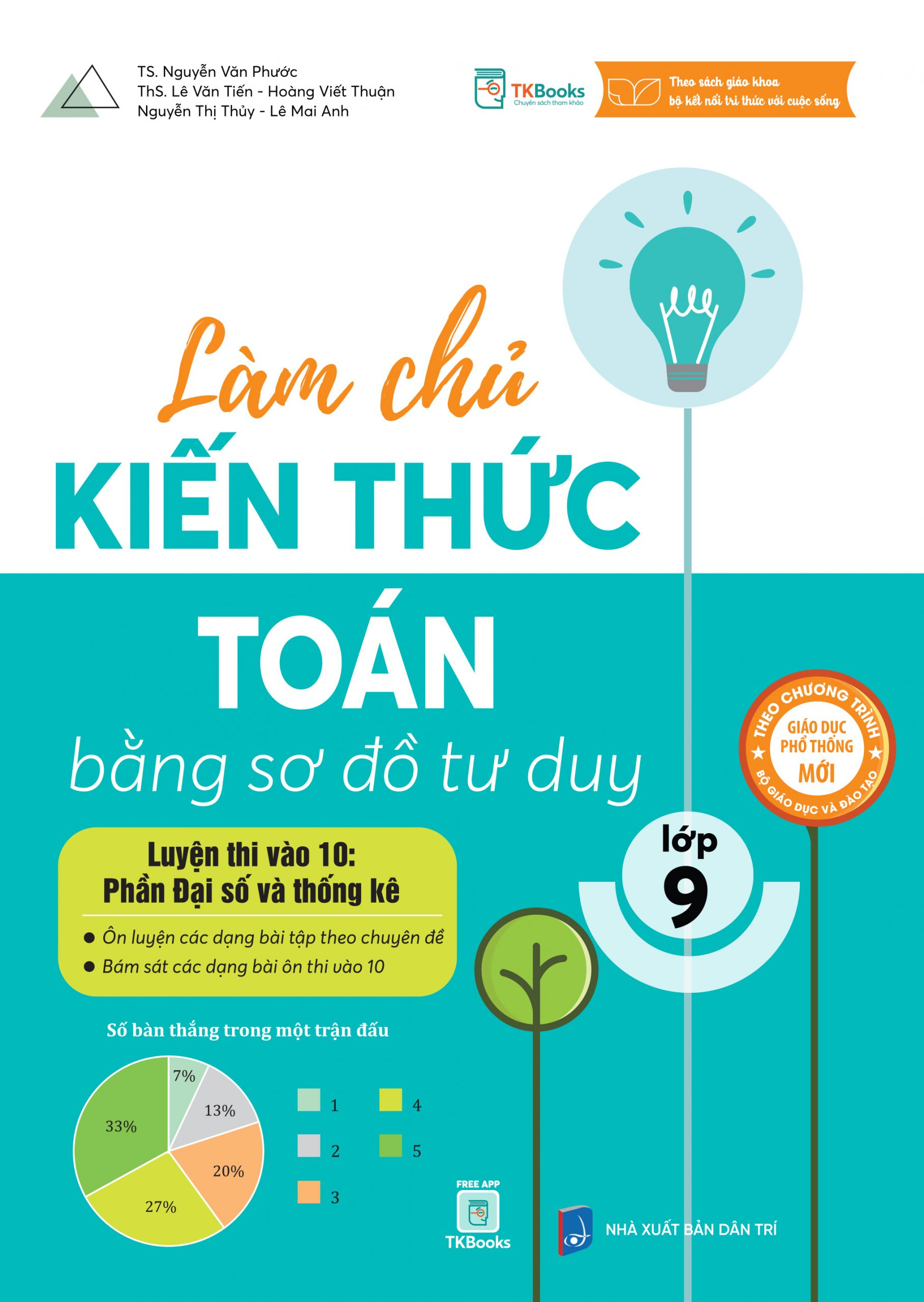 làm chủ kiến thức toán bằng sơ đồ tư duy lớp 9 - luyện thi vào 10 - phần đại số và thống kê