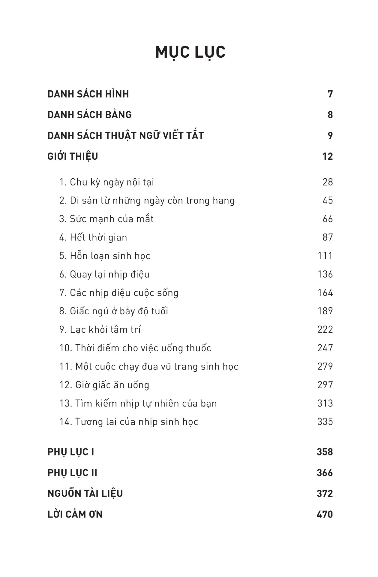 làm chủ nhịp sinh học