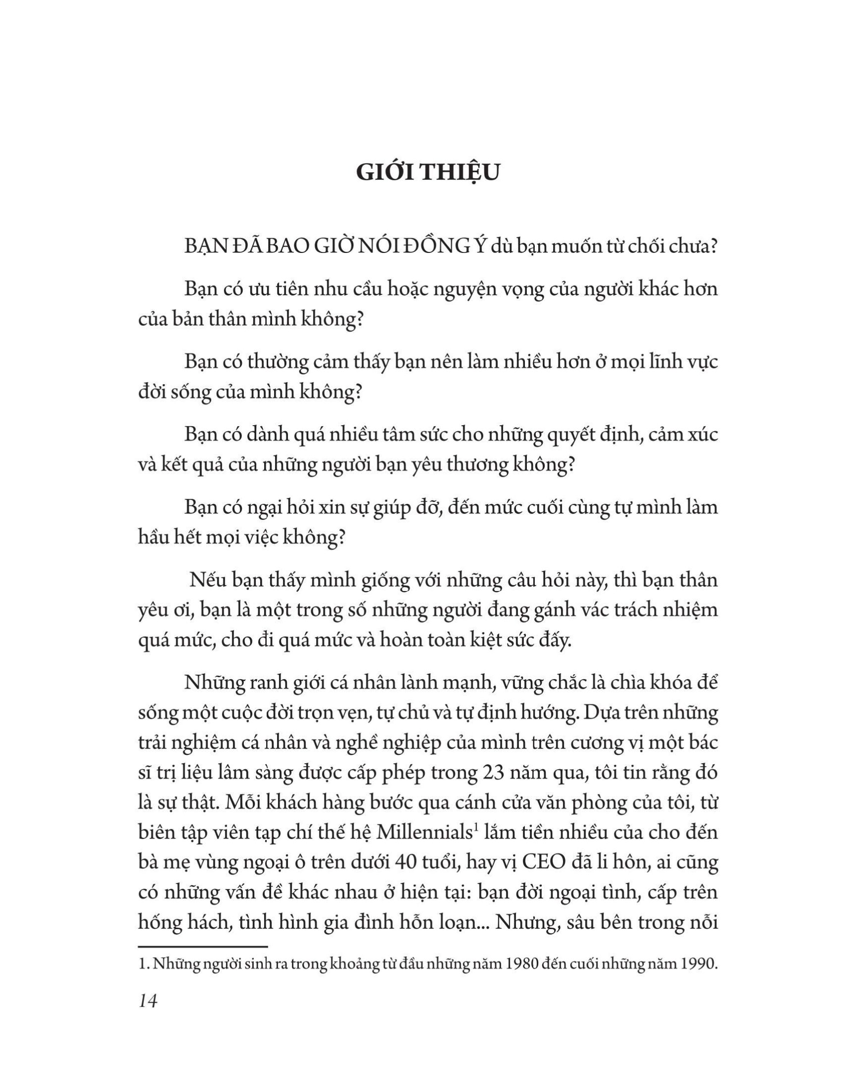 làm chủ ranh giới - dám nói thật, được nhìn nhận và sống đời tự do