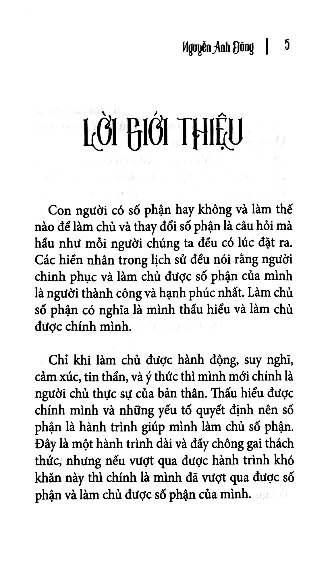 làm chủ số phận
