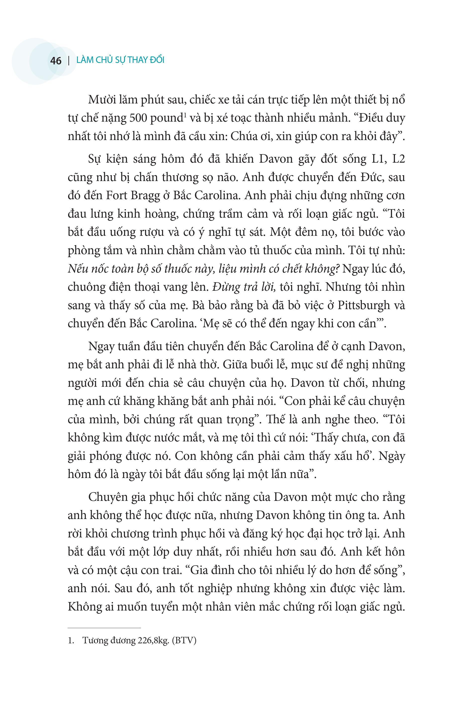 làm chủ sự thay đổi - vực dậy sau biến cố