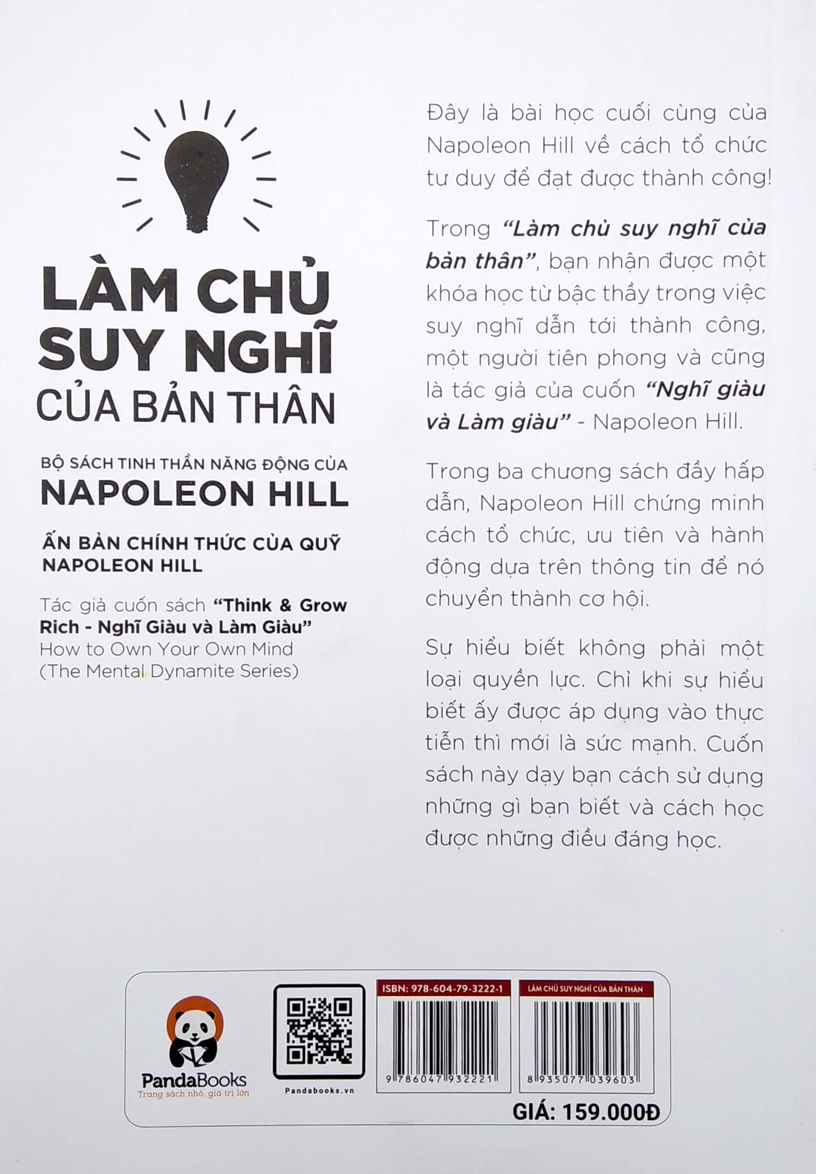 làm chủ suy nghĩ của bản thân (tái bản 2023)