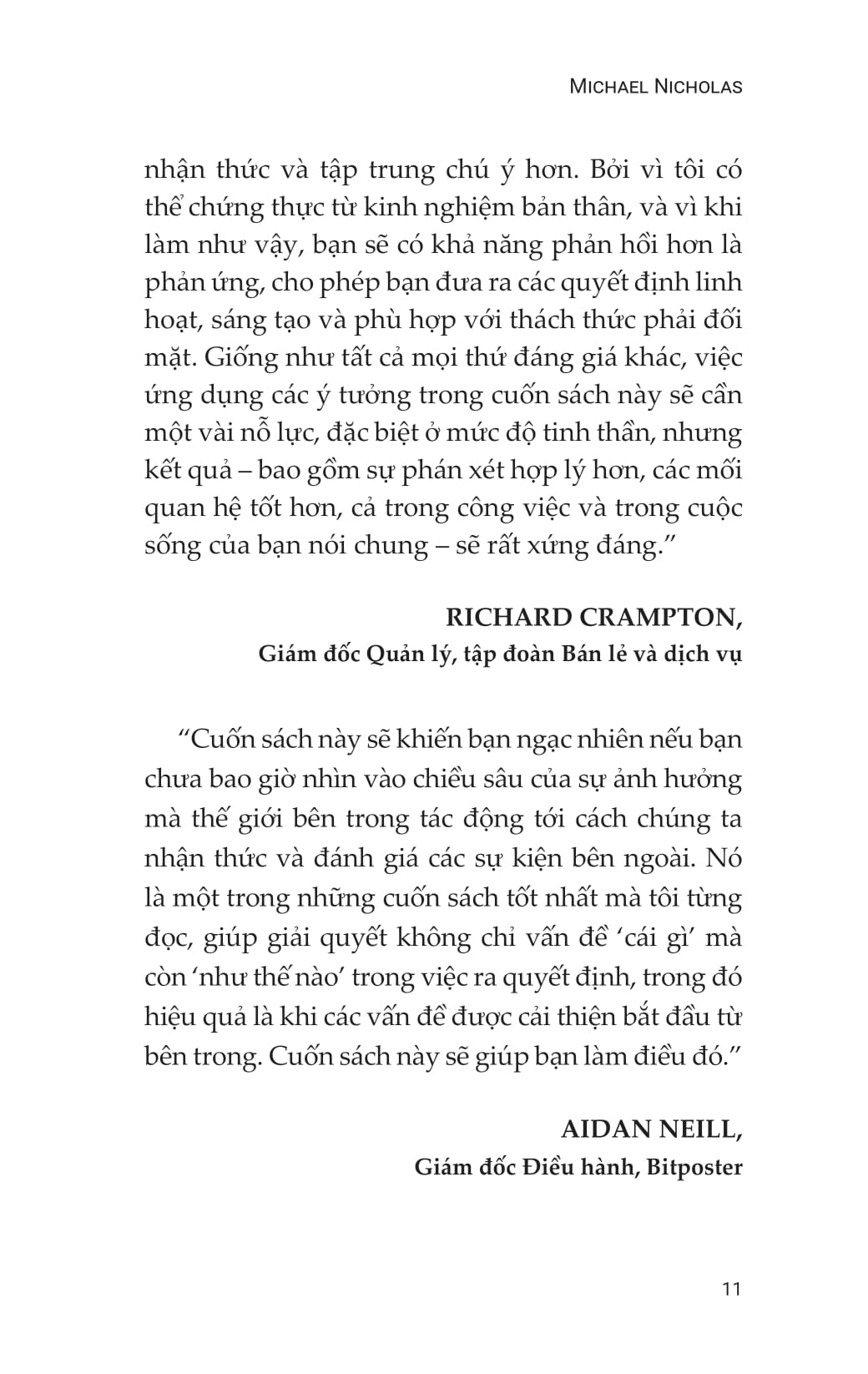 làm chủ tâm trí