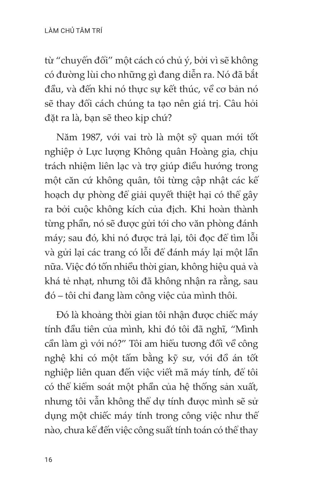 làm chủ tâm trí