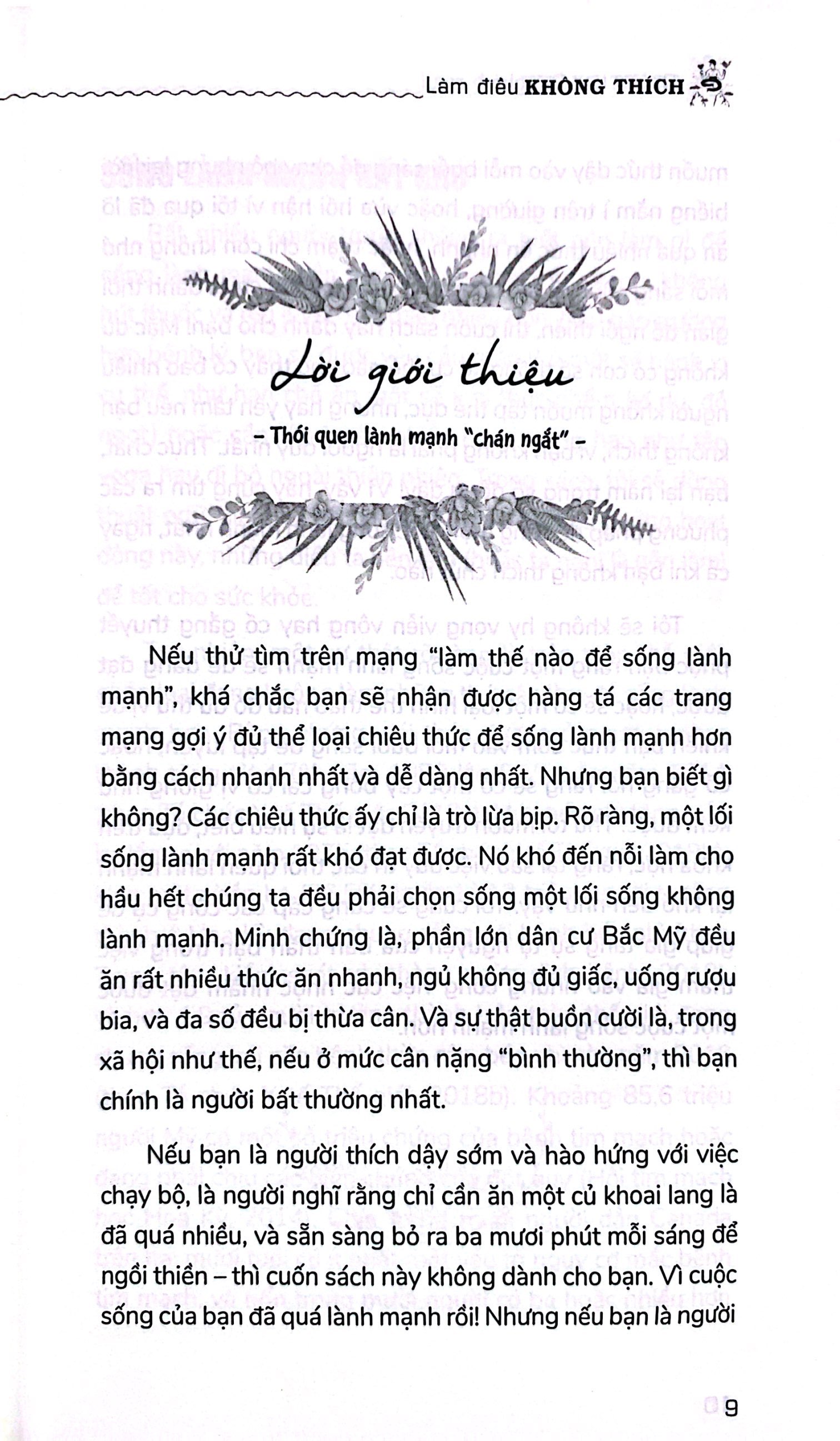 làm điều không thích