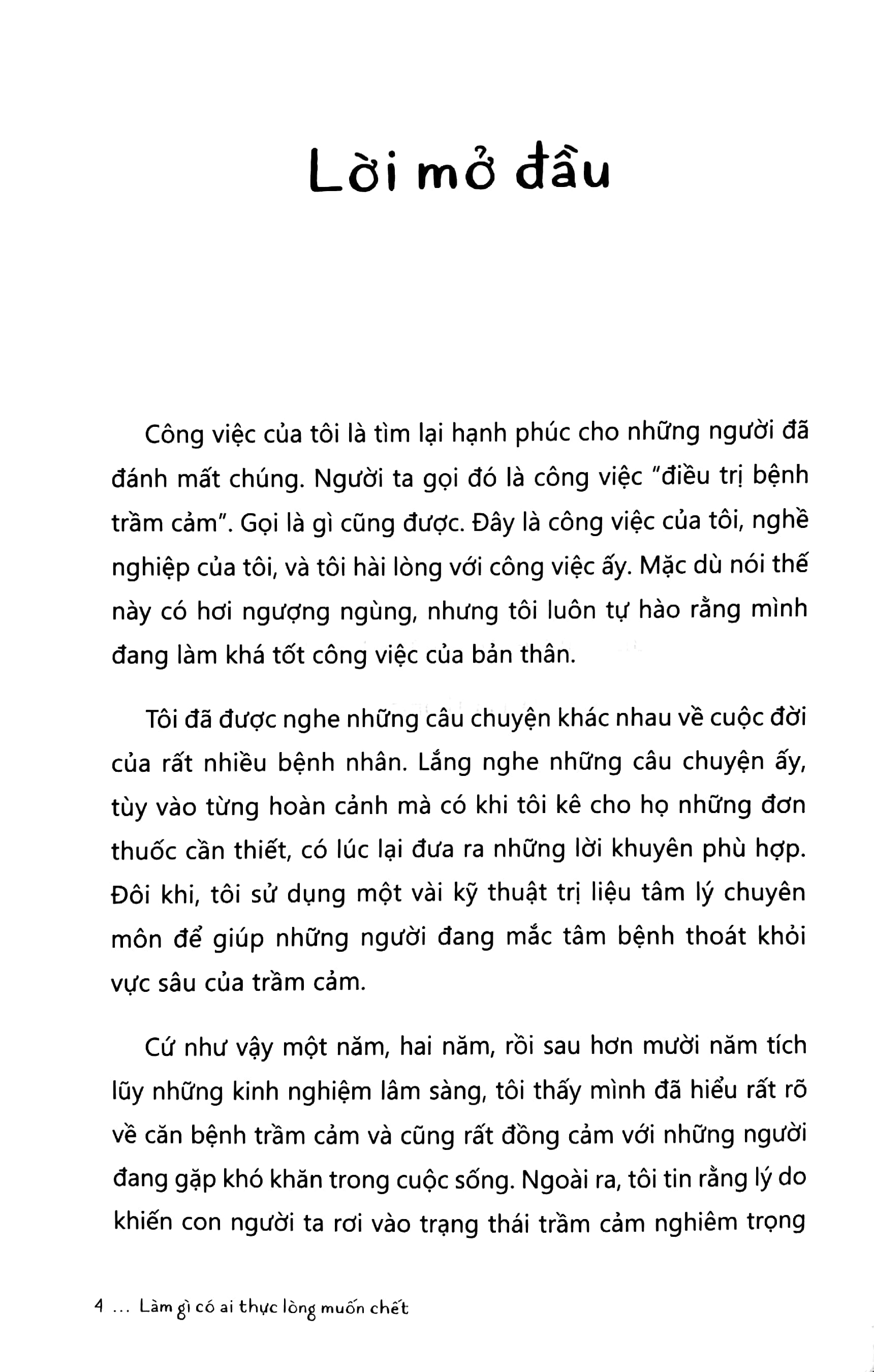 làm gì có ai thực lòng muốn chết