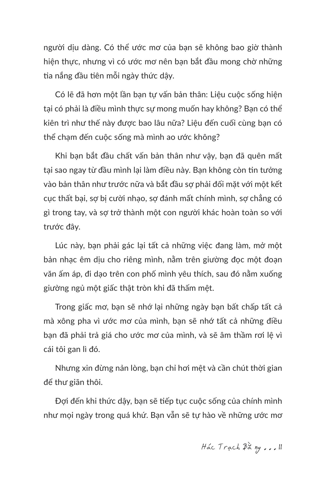 làm gì có ai trưởng thành mà chưa từng đau thương