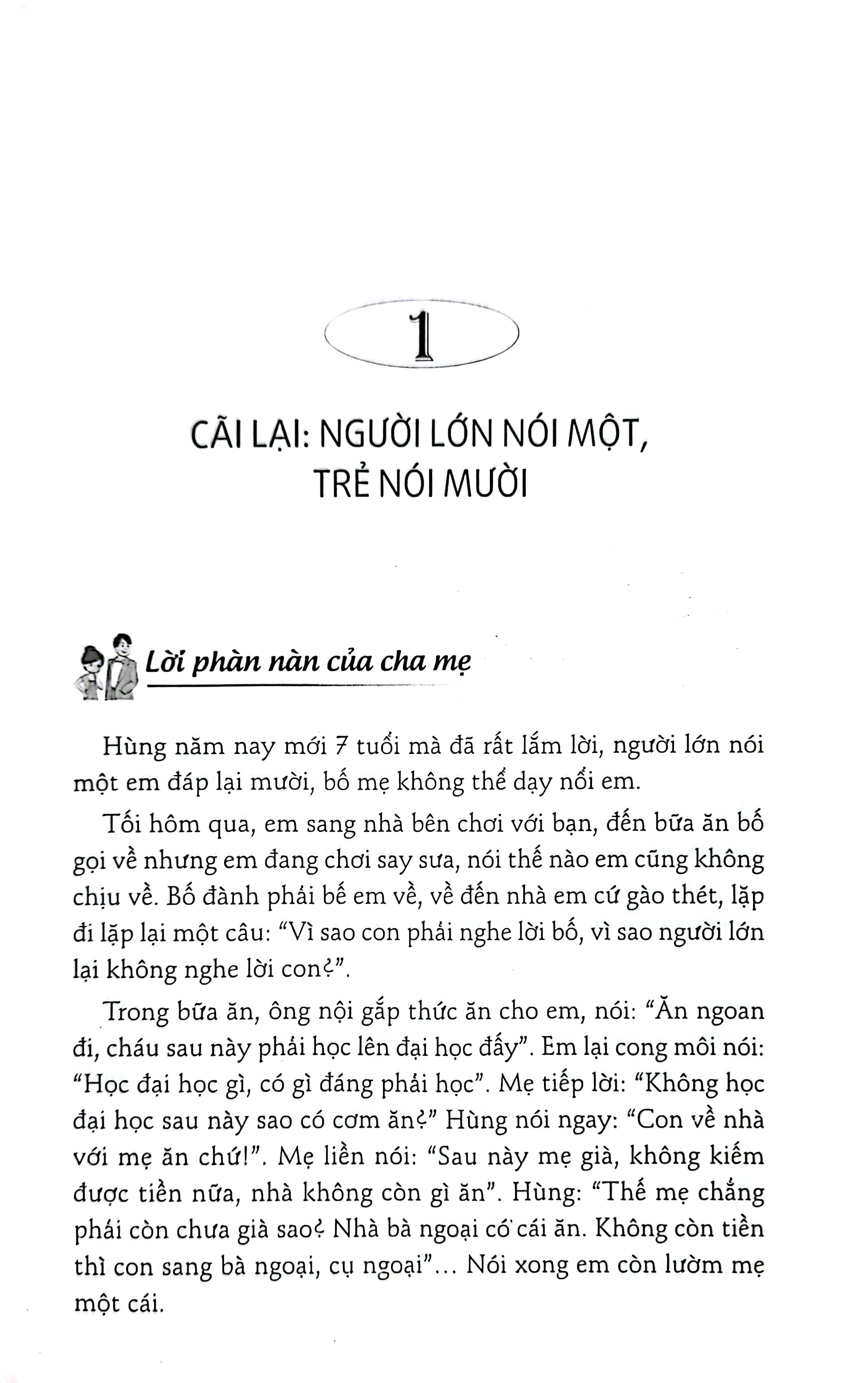 làm gì khi con không nghe lời