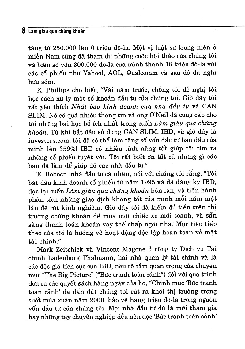 làm giàu qua chứng khoán