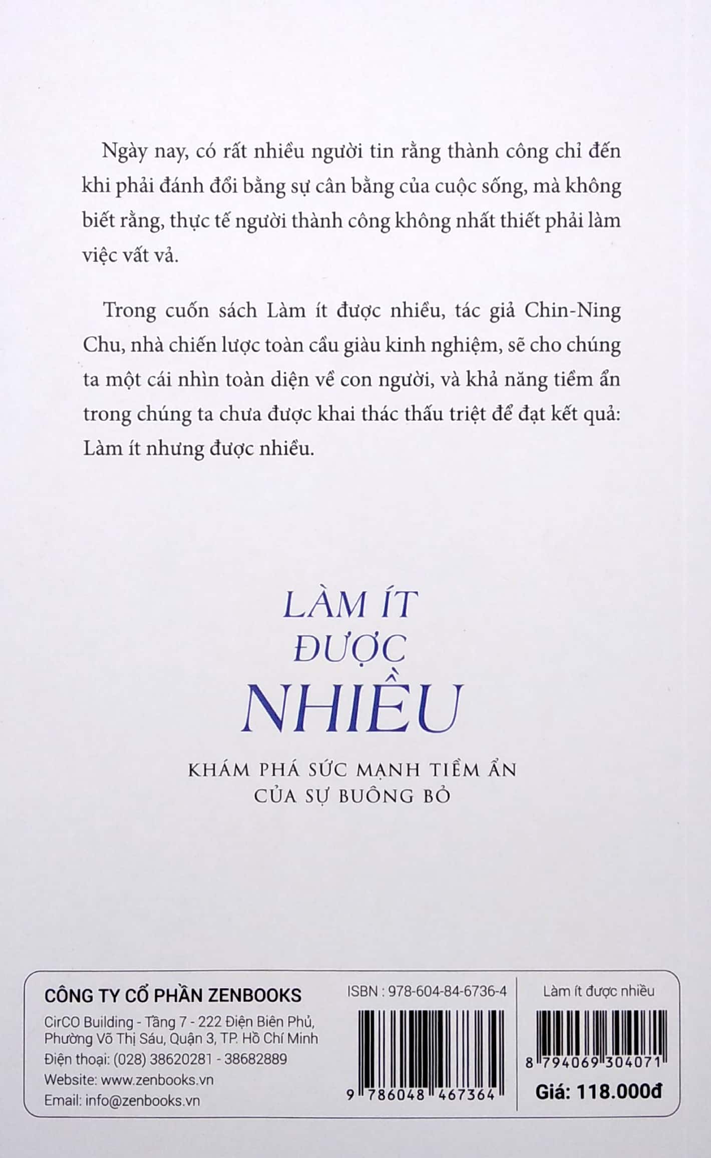 làm ít được nhiều - do less achieve more (tái bản 2022)