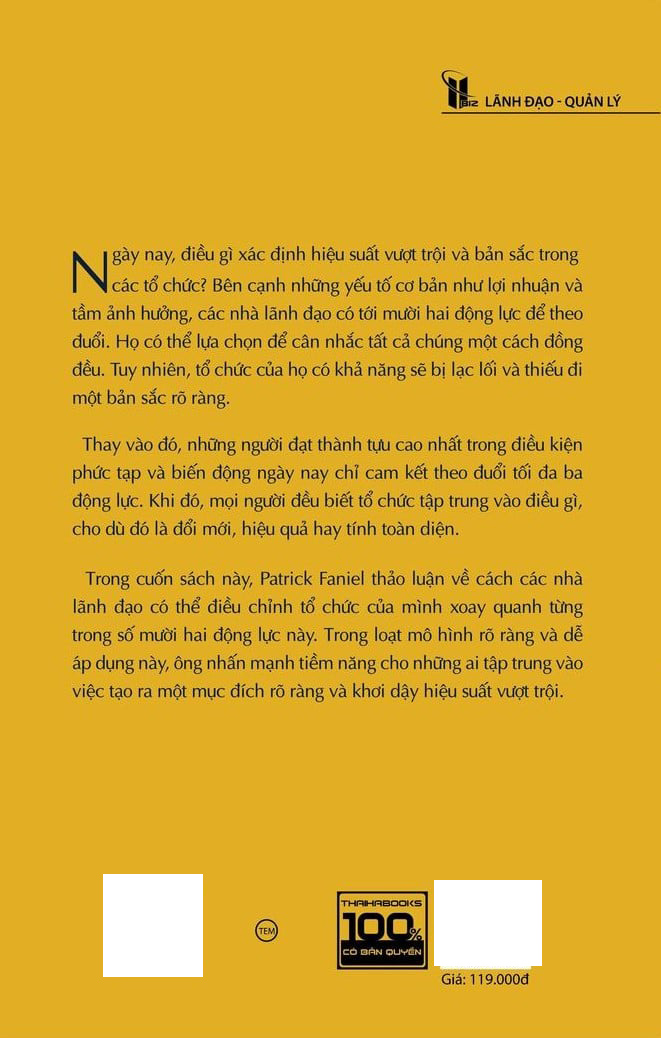 làm lãnh đạo - ba động lực tạo ra hiệu quả vượt trội