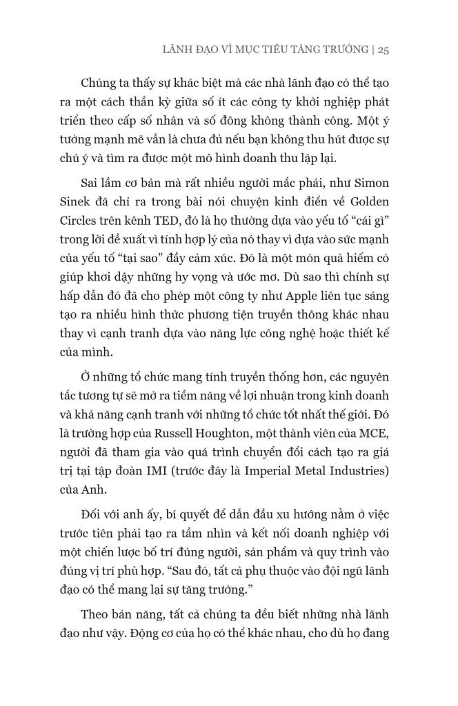 làm lãnh đạo - ba động lực tạo ra hiệu quả vượt trội