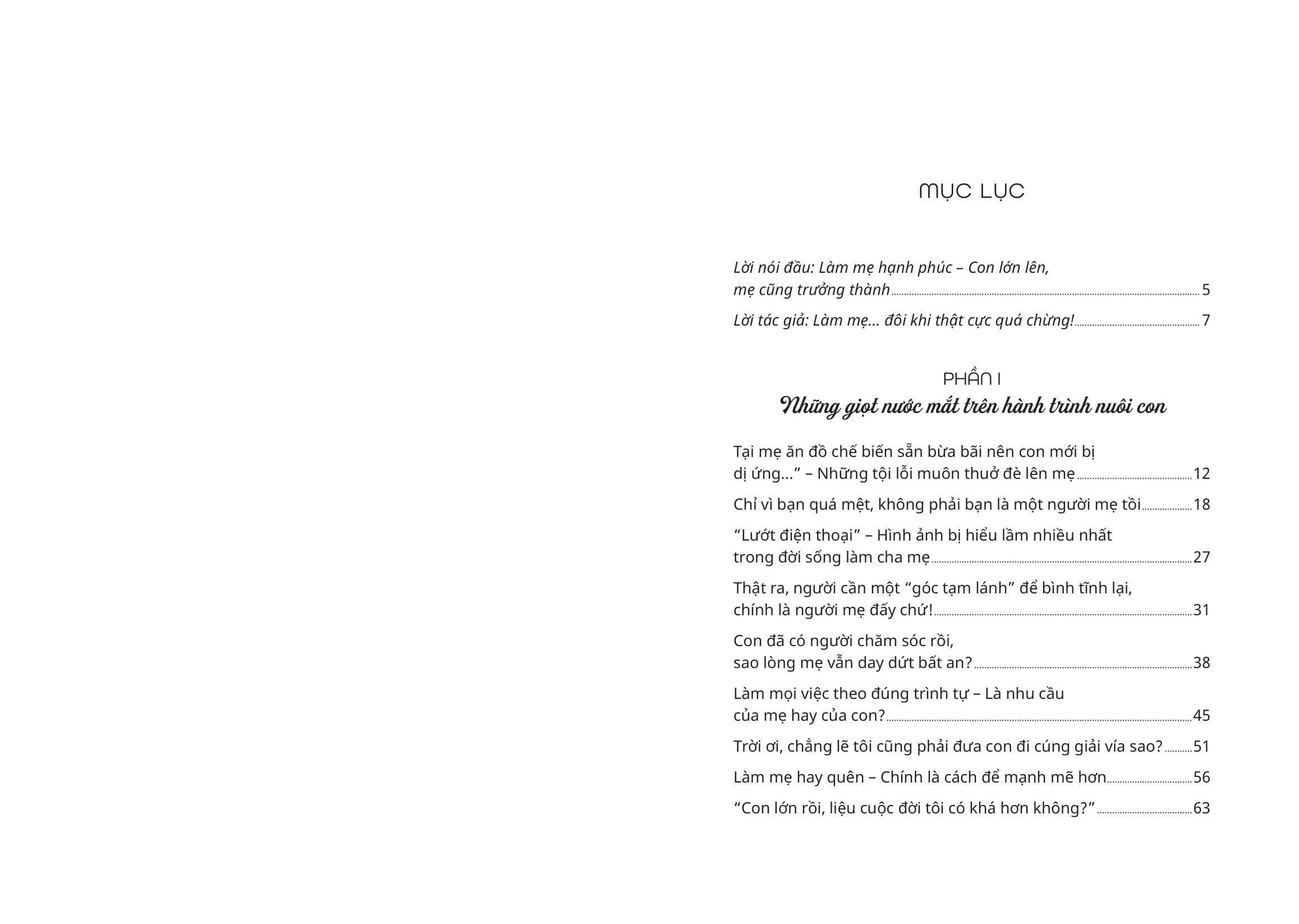 Làm Mẹ Hạnh Phúc - Con Lớn Lên, Mẹ Cũng Trưởng Thành