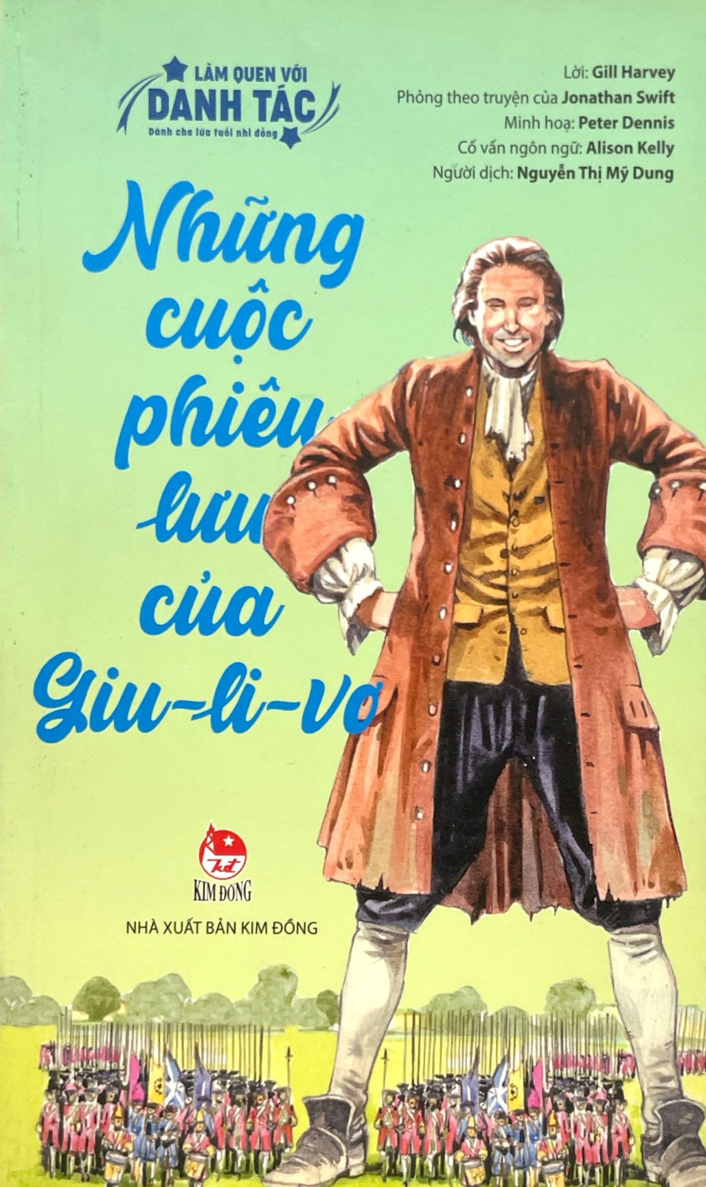 làm quen với danh tác - dành cho lứa tuổi nhi đồng - những cuộc phiêu lưu của giu-li-vơ (tái bản 2020)