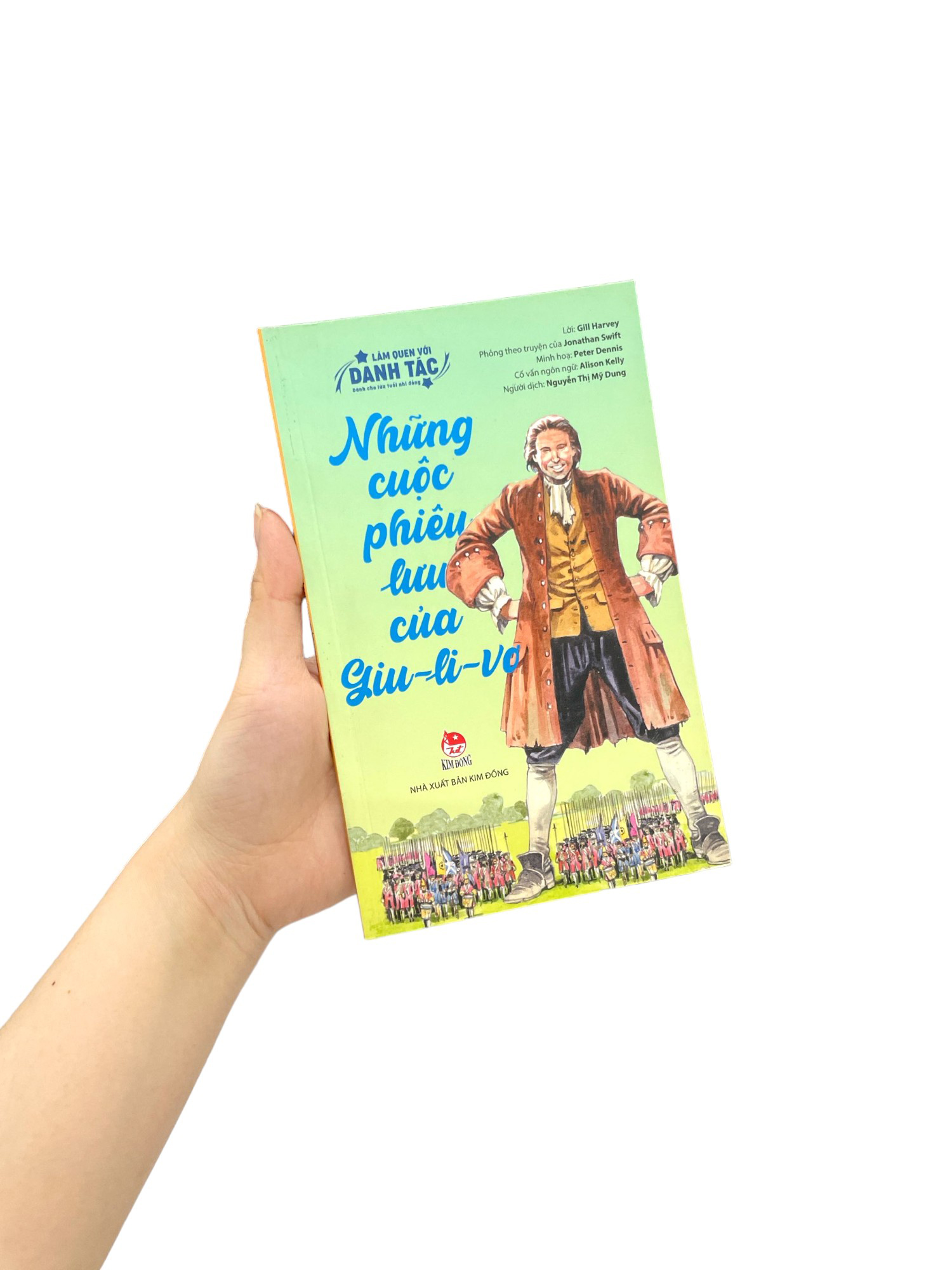 làm quen với danh tác - dành cho lứa tuổi nhi đồng - những cuộc phiêu lưu của giu-li-vơ (tái bản 2020)
