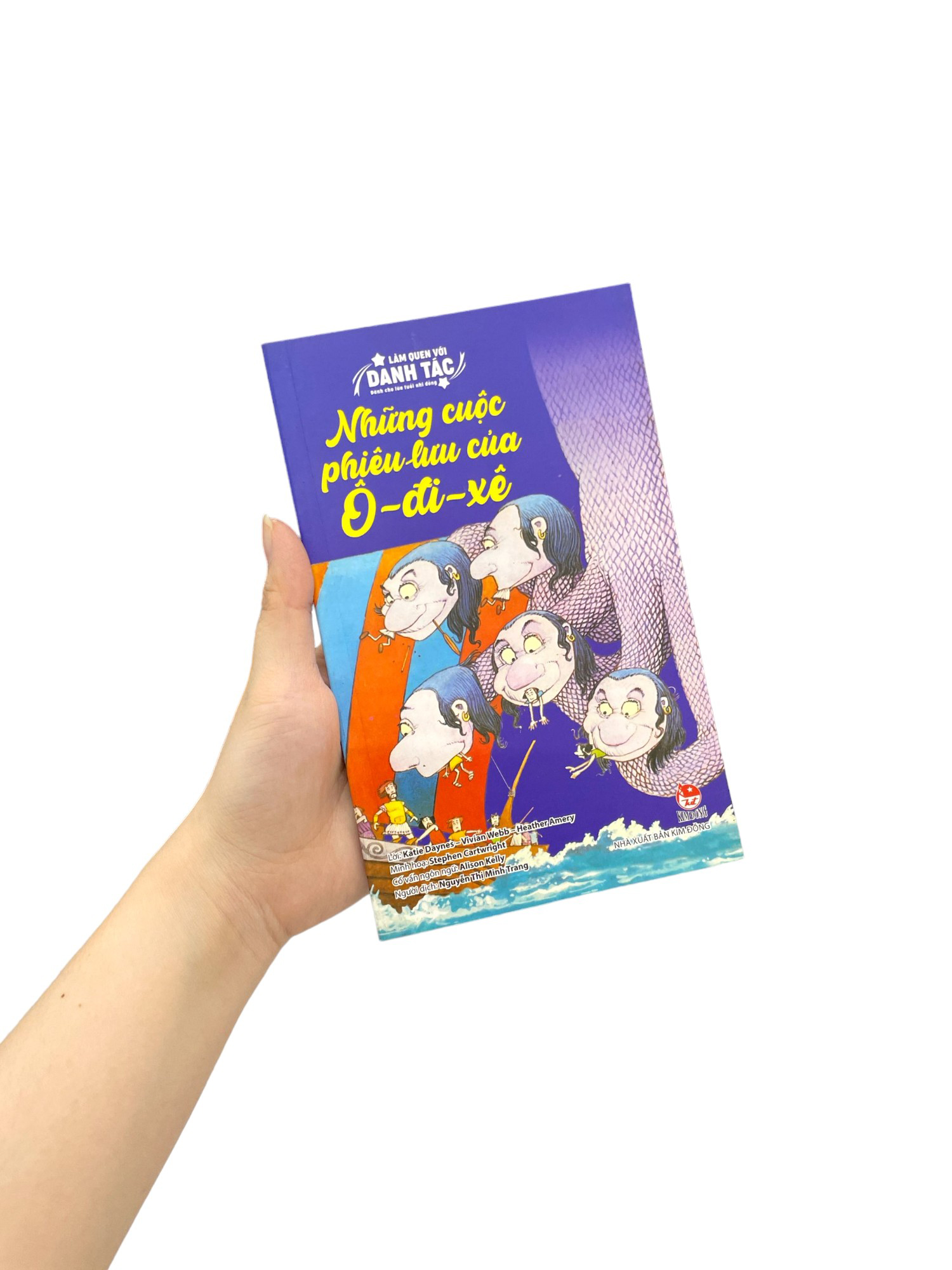 làm quen với danh tác - dành cho lứa tuổi nhi đồng - những cuộc phiêu lưu của ô-đi-xê (tái bản 2020)