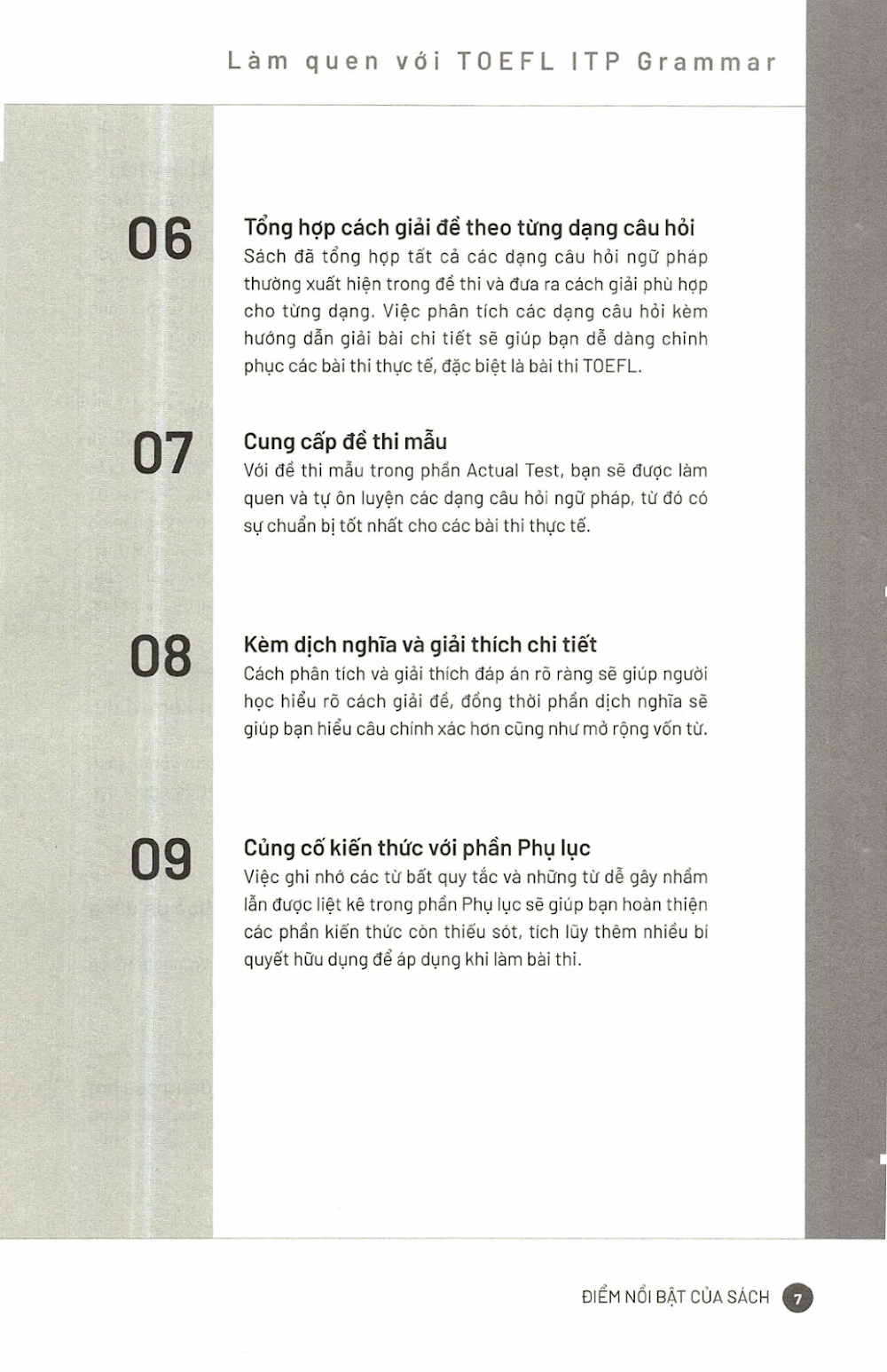 làm quen với toefl itp grammar