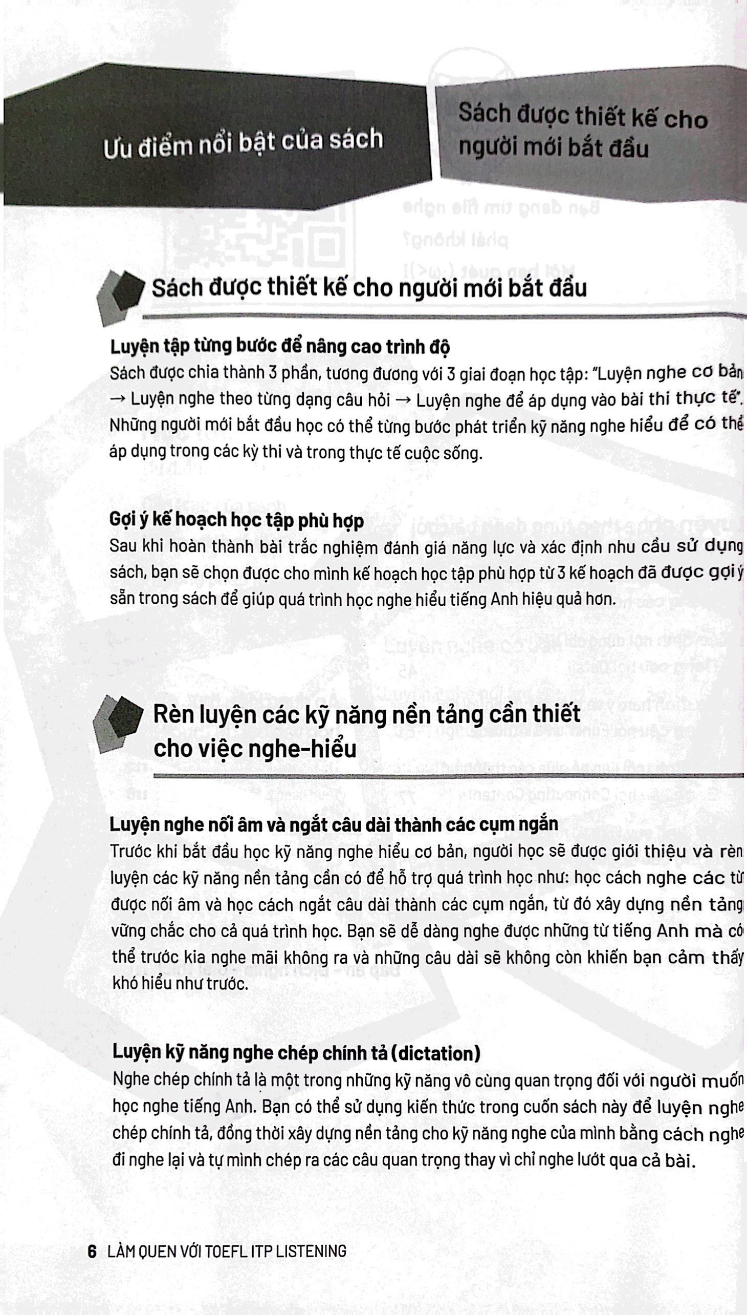 làm quen với toefl itp listening