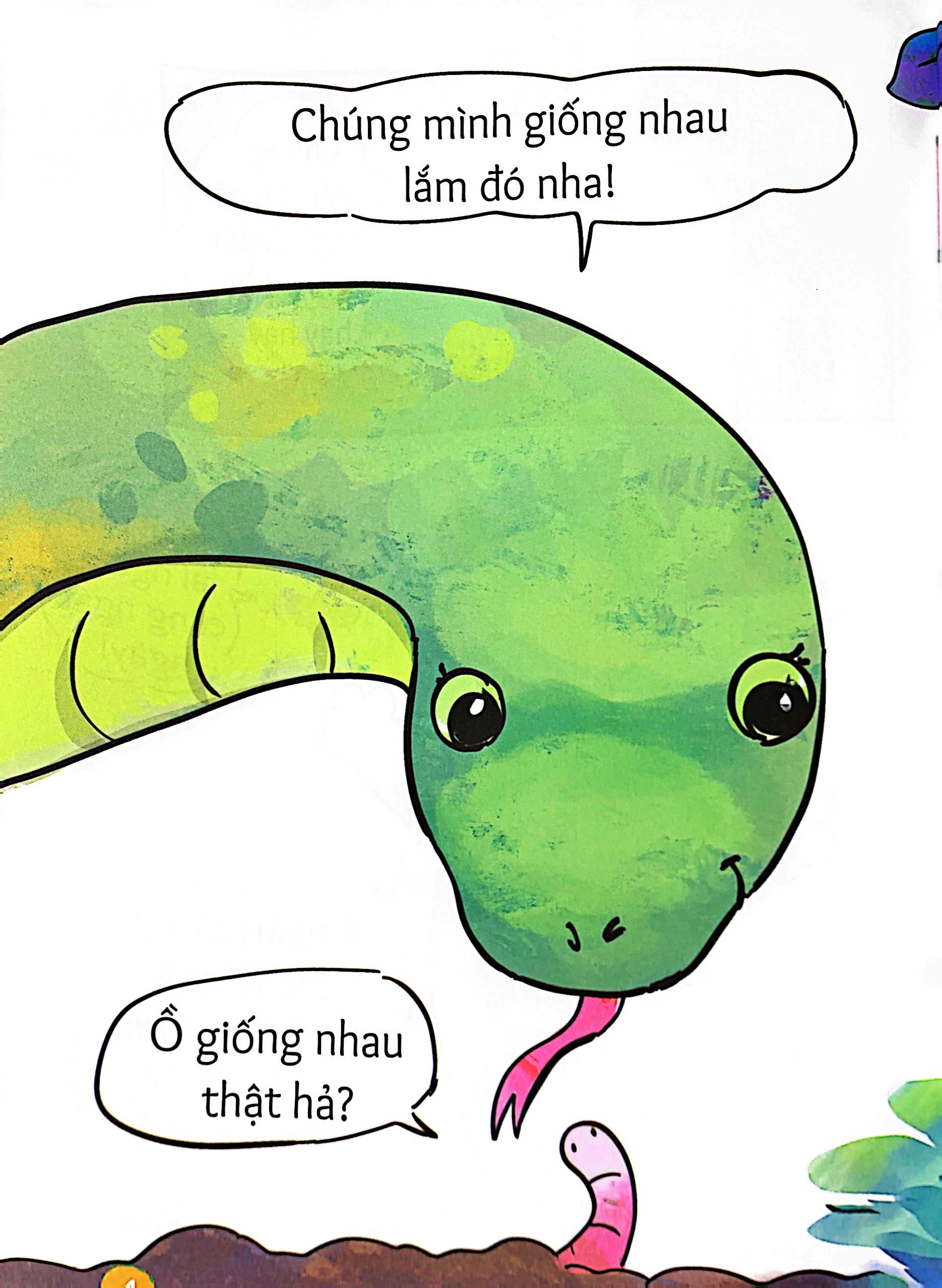 làm quen với xung quanh - chúng mình giống nhau thật không?