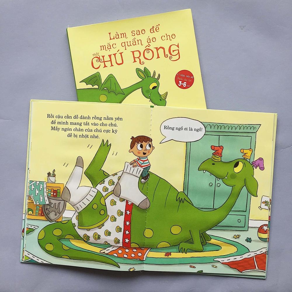 làm sao để mặc quần áo cho một chú rồng