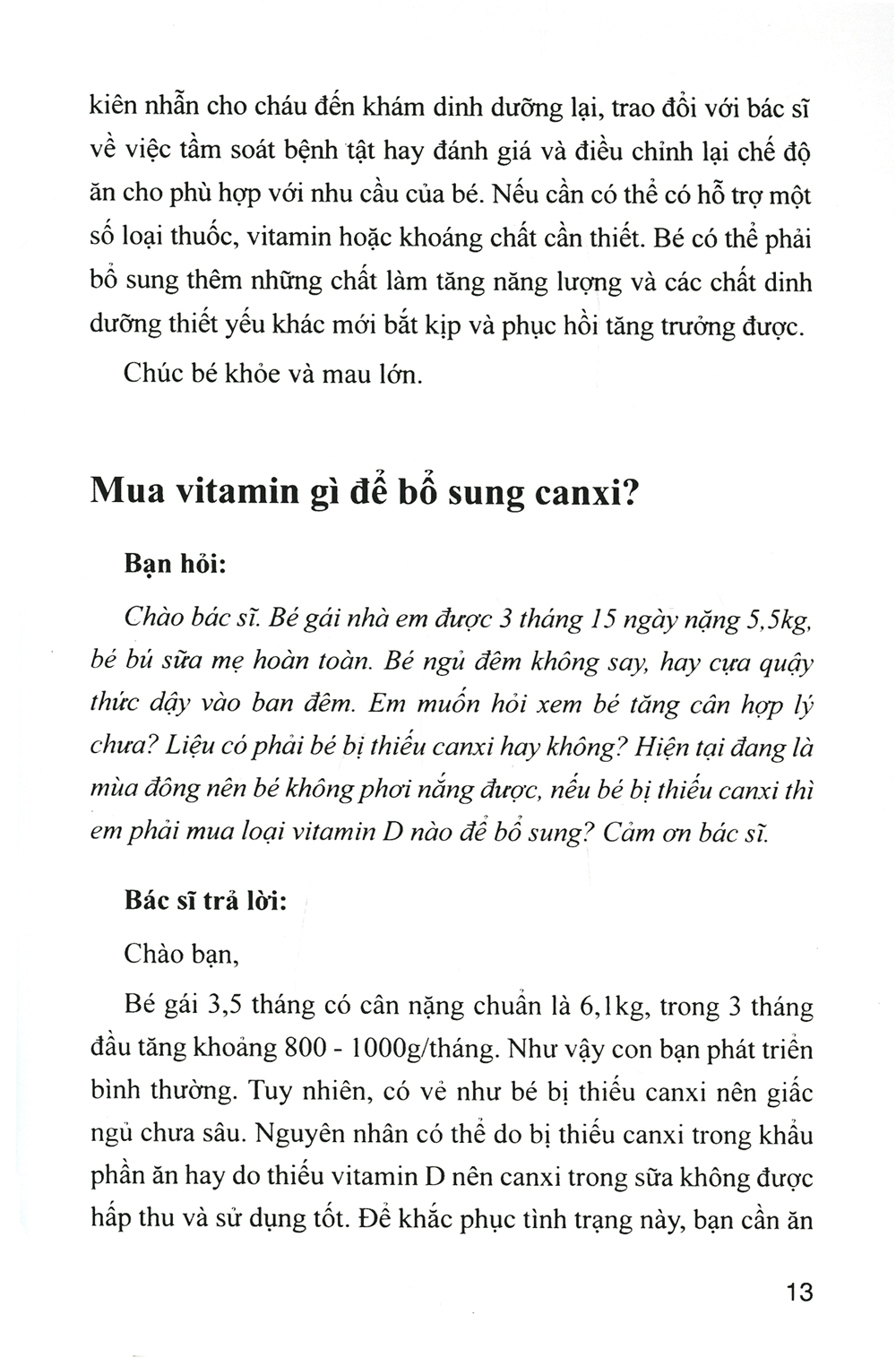 làm sao để trẻ không thấp còi?