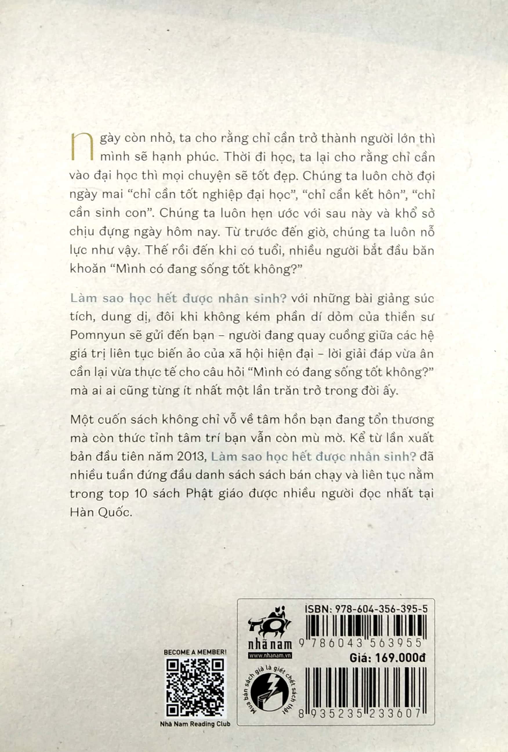 làm sao học hết được nhân sinh