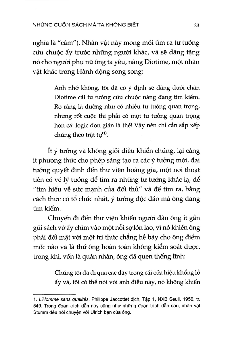 làm sao nói về những cuốn sách chưa đọc?