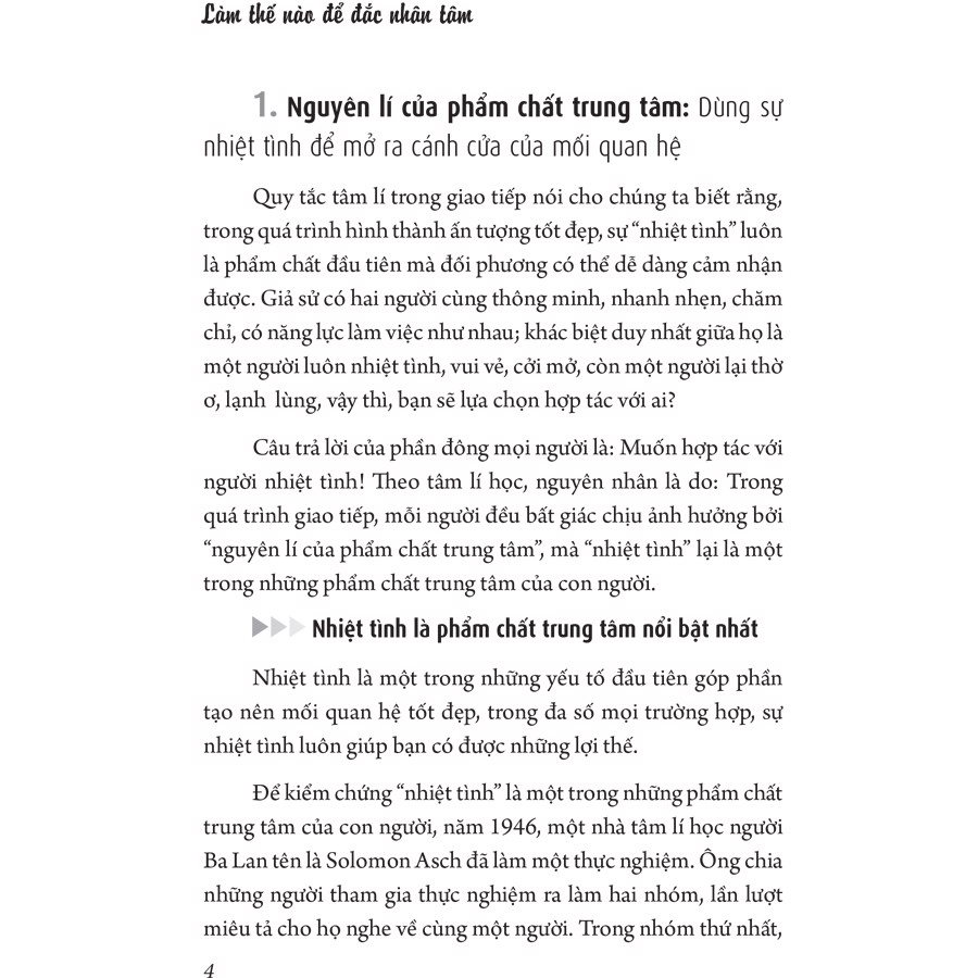 làm thế nào để đắc nhân tâm