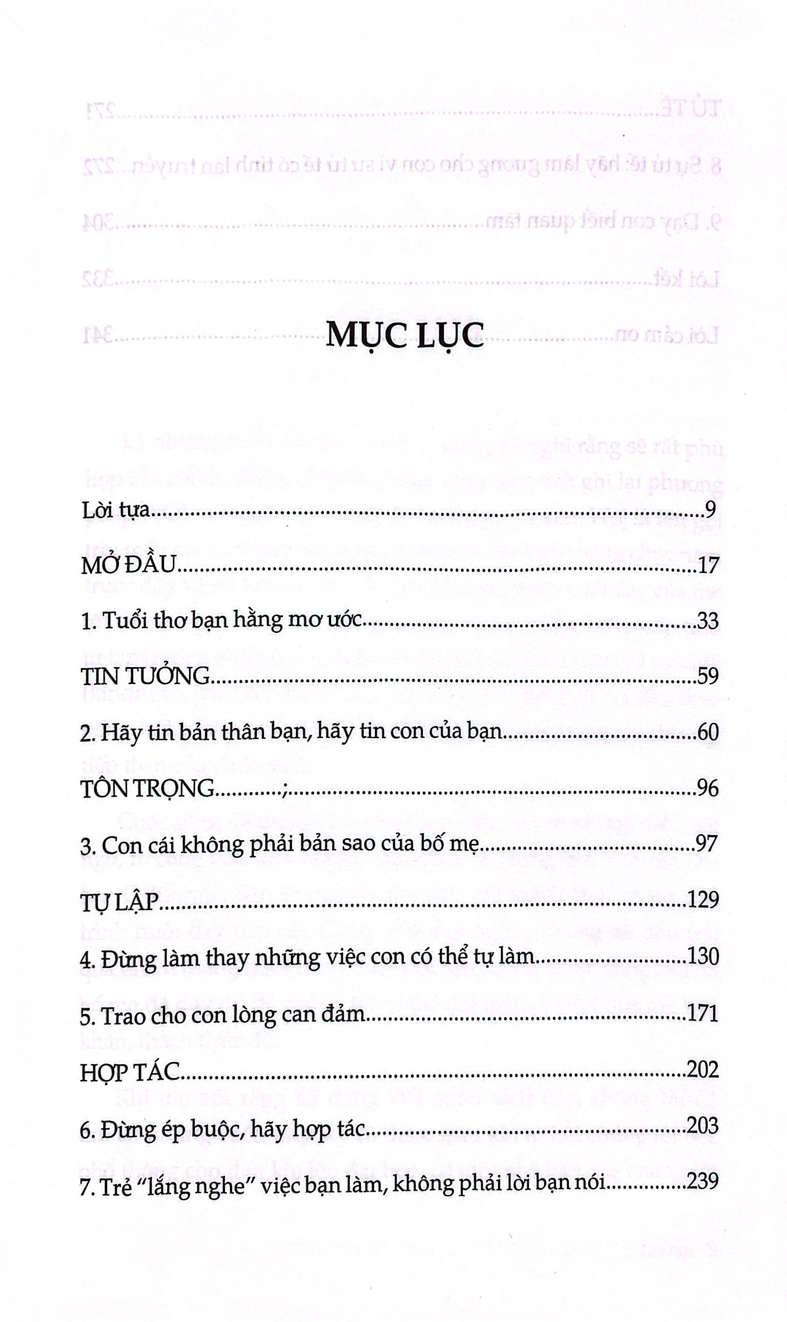 làm thế nào để nuôi dạy con thành công