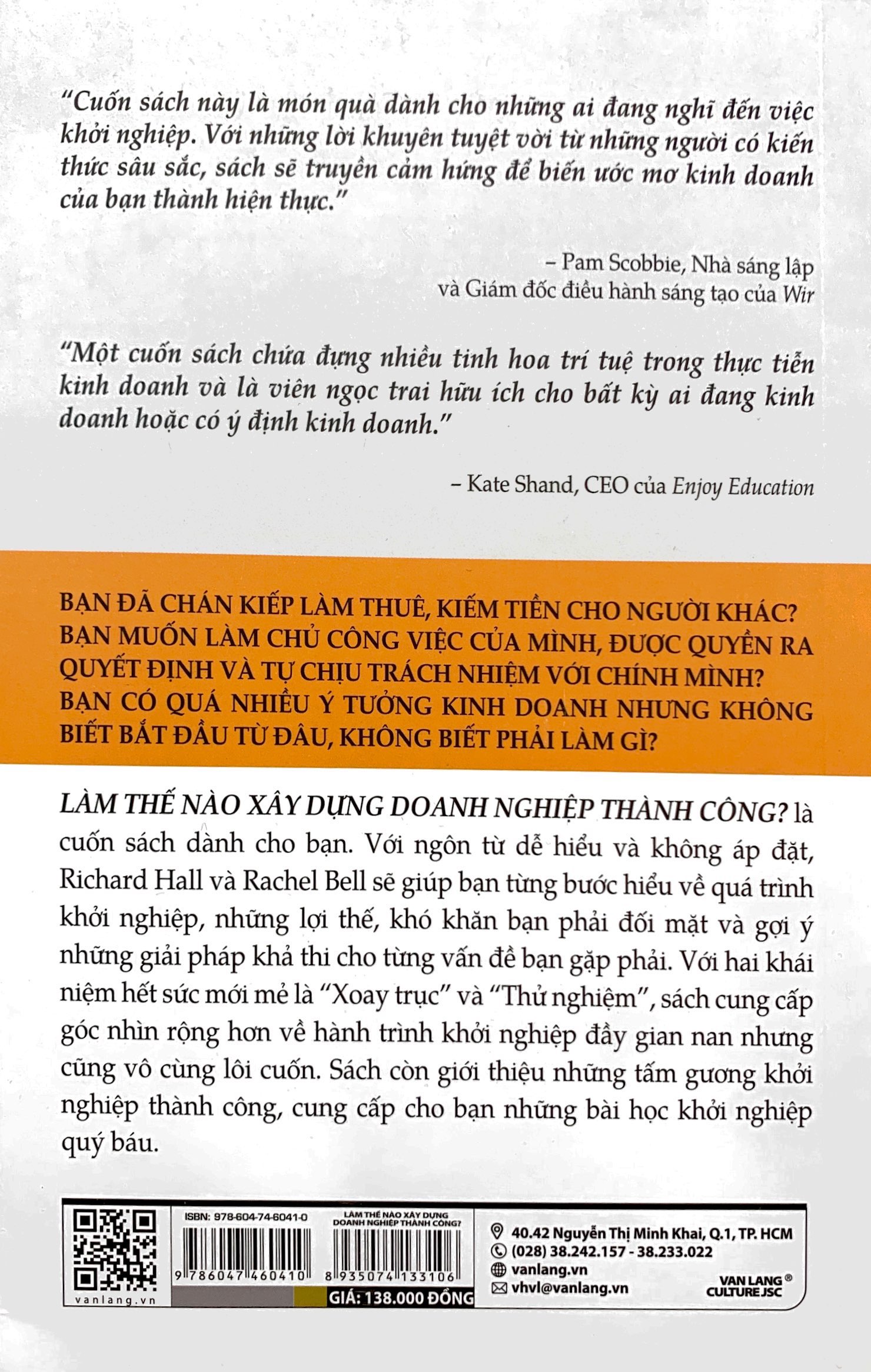 làm thế nào xây dựng doanh nghiệp thành công