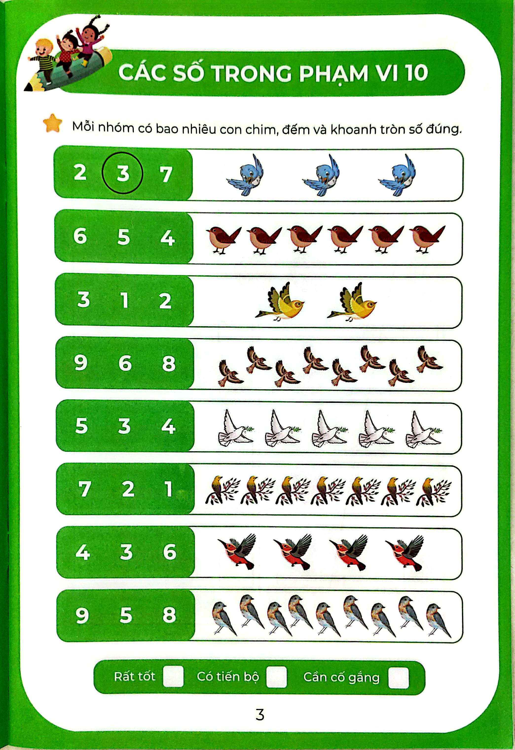 Lam  Tinh Nhanh - Hoc Toan Gioi - Nhan Biet So Va Lam Quen Voi Cac Phep Tinh - Bai Tap Toan Hoc Khai Sang