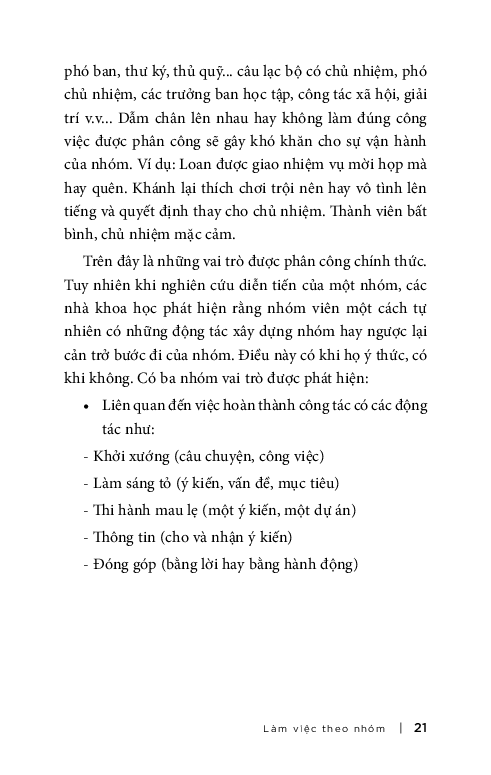 làm việc theo nhóm