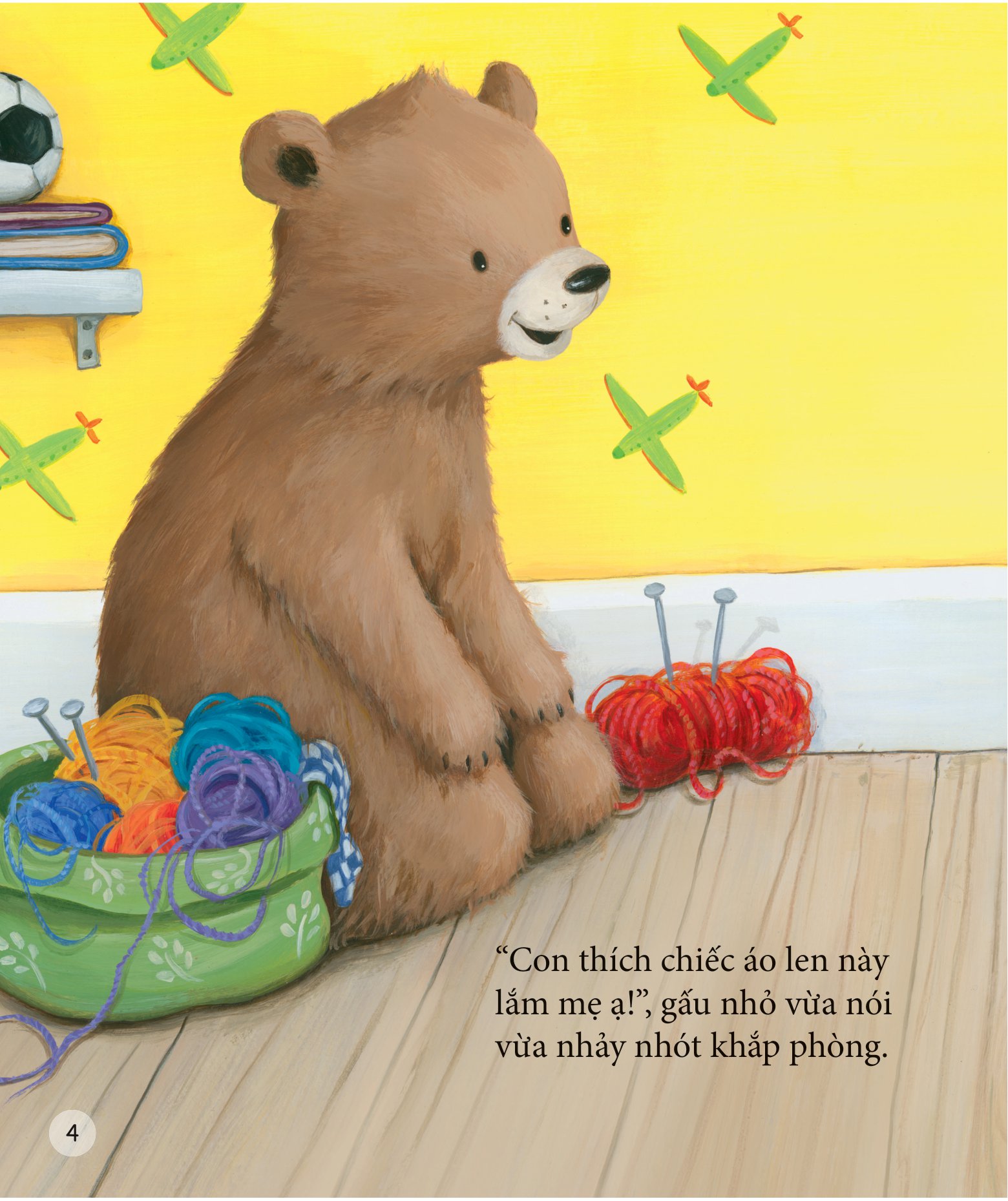 làm việc tốt không khó - chiếc áo len của gấu nhỏ