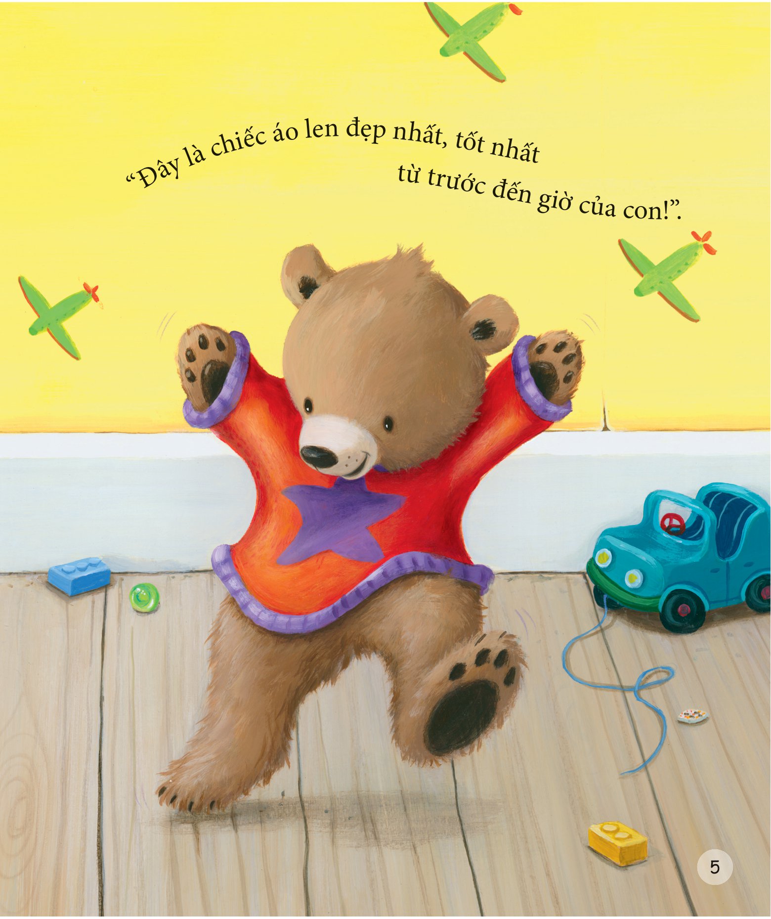 làm việc tốt không khó - chiếc áo len của gấu nhỏ