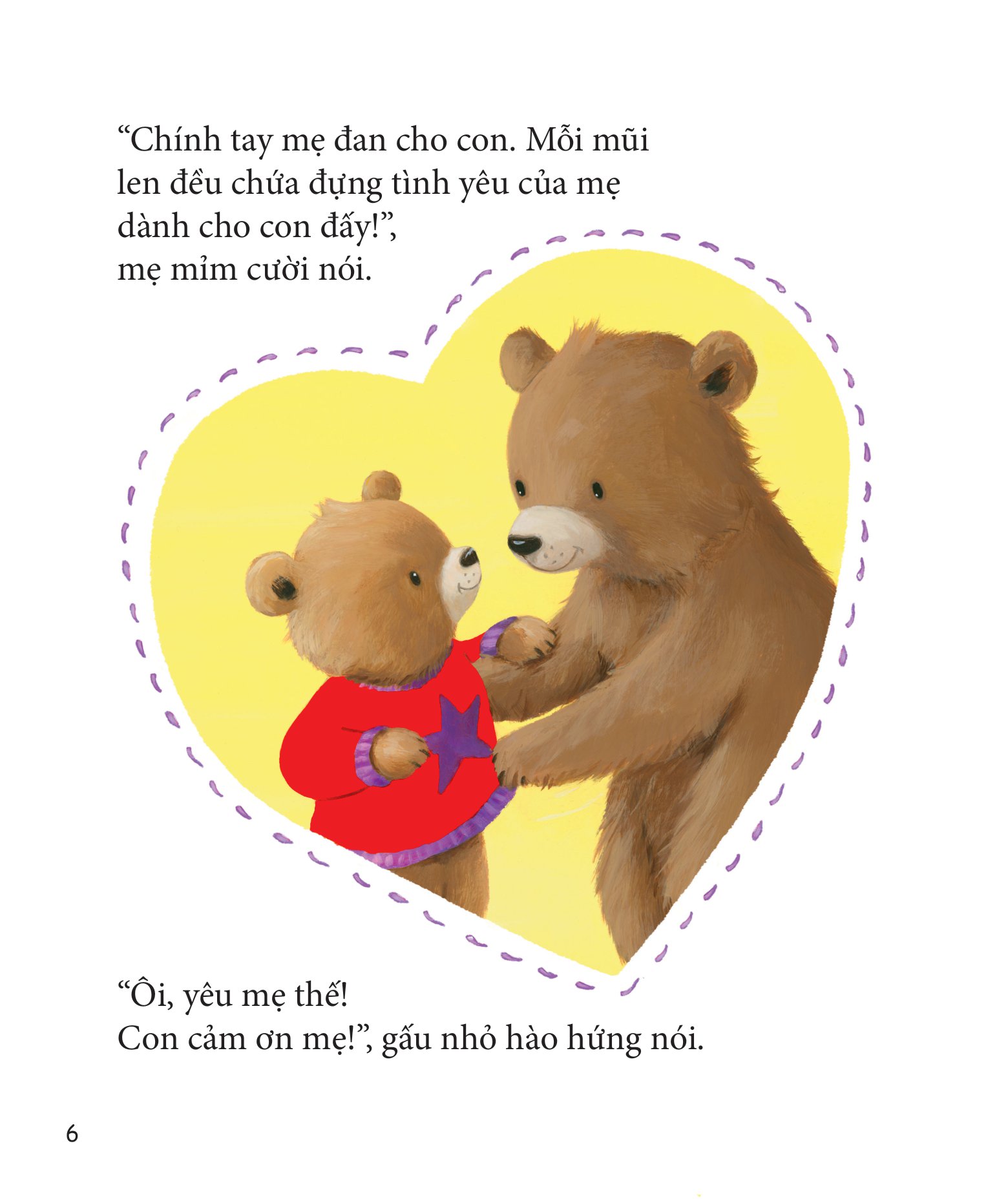 làm việc tốt không khó - chiếc áo len của gấu nhỏ