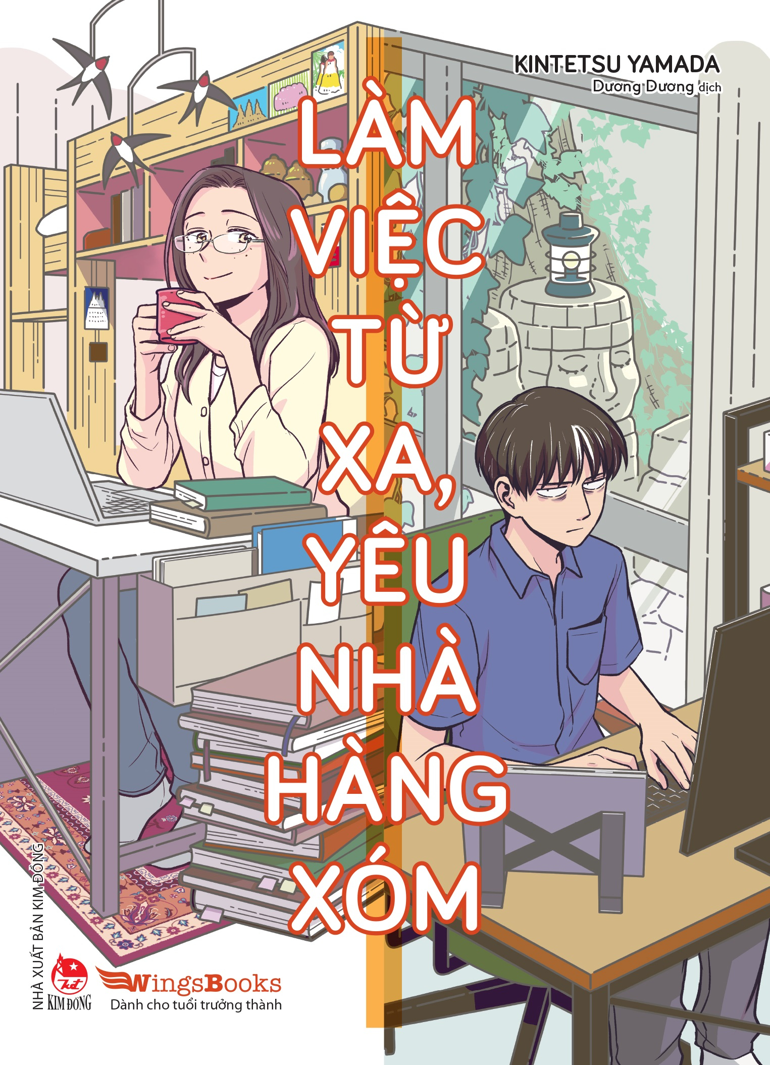 làm việc từ xa, yêu nhà hàng xóm - tặng kèm postcard