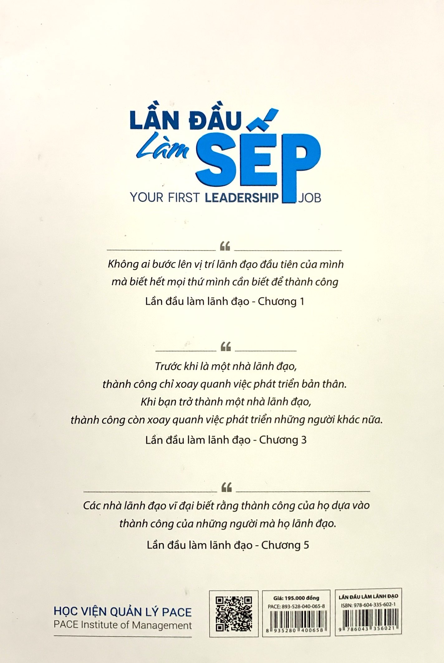 lần đầu làm sếp - your first leadership job