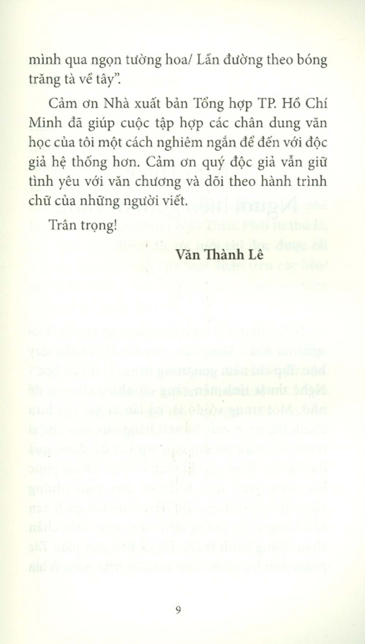 lần đường theo bóng - chân dung văn học