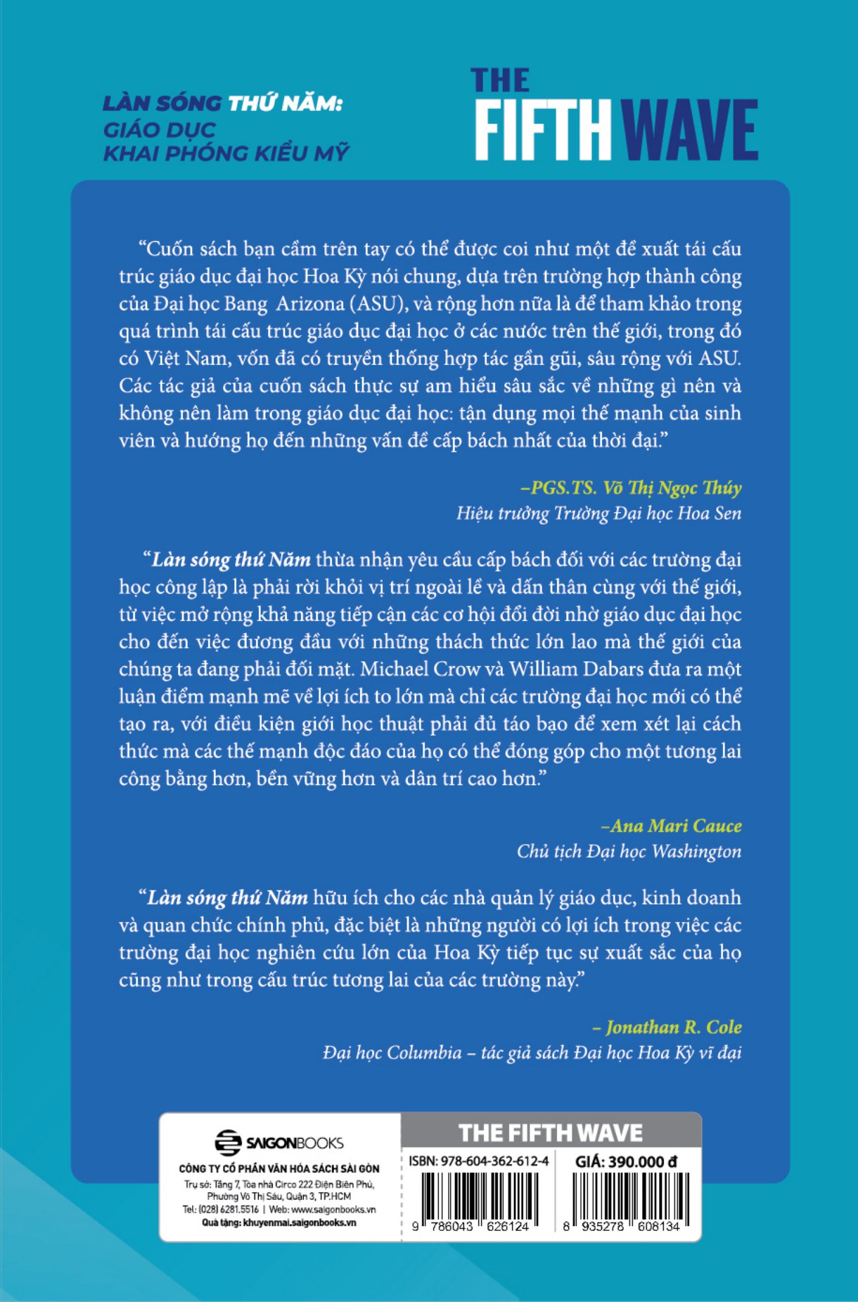 làn sóng thứ năm: giáo dục khai phóng kiểu mỹ