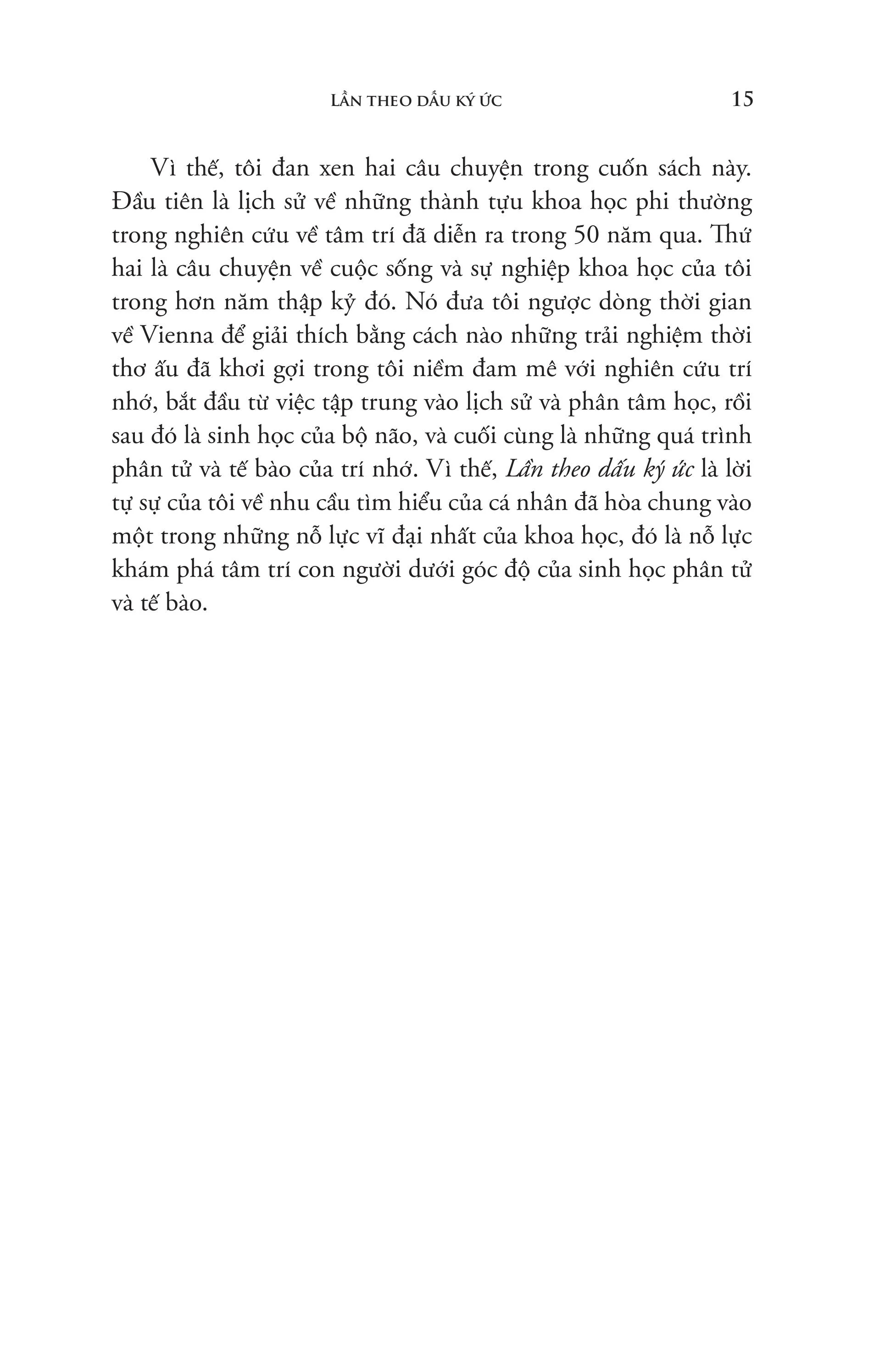 lần theo dấu ký ức - cuộc cách mạng trong ngành khoa học tâm trí