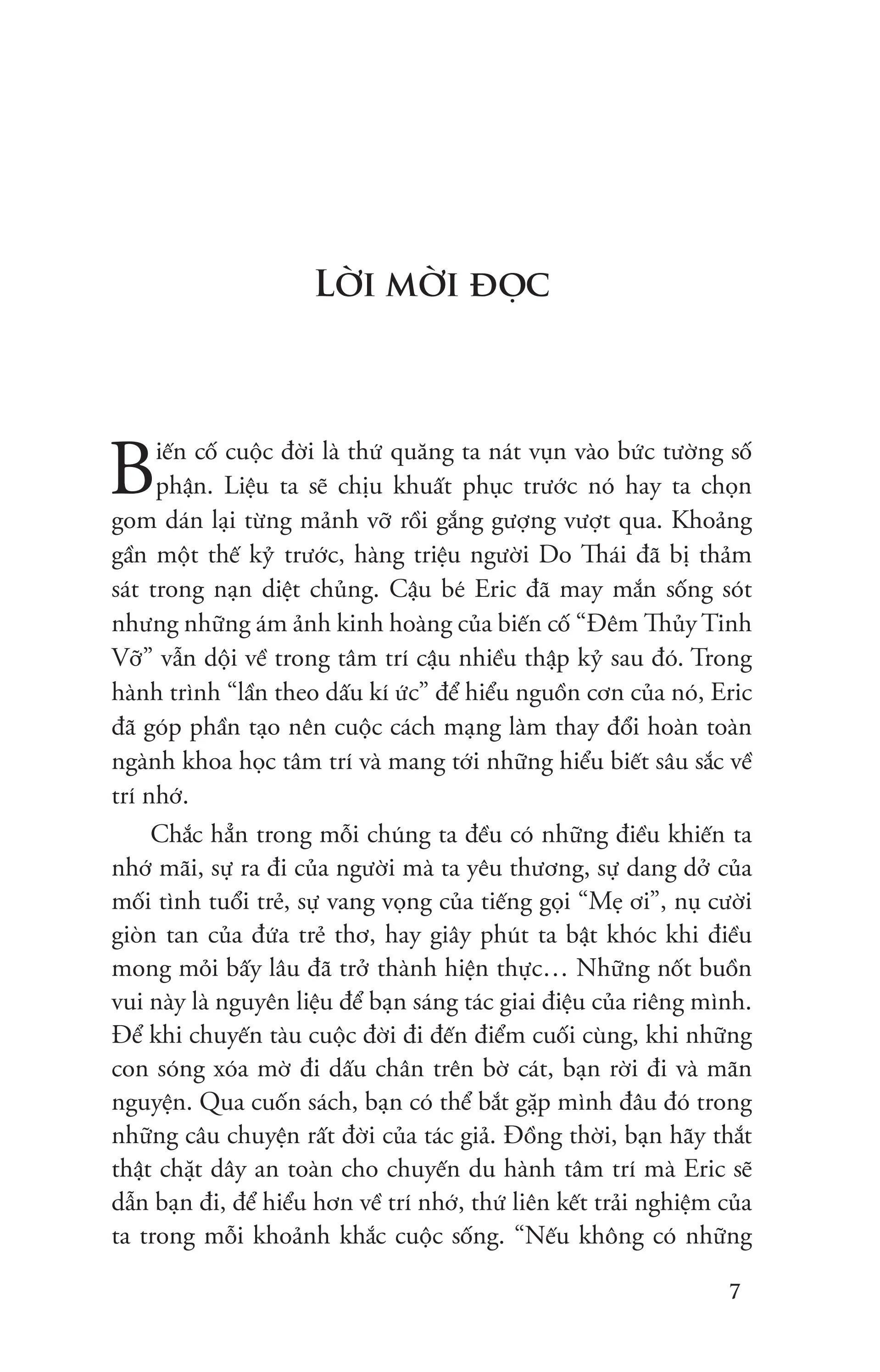 lần theo dấu ký ức - cuộc cách mạng trong ngành khoa học tâm trí