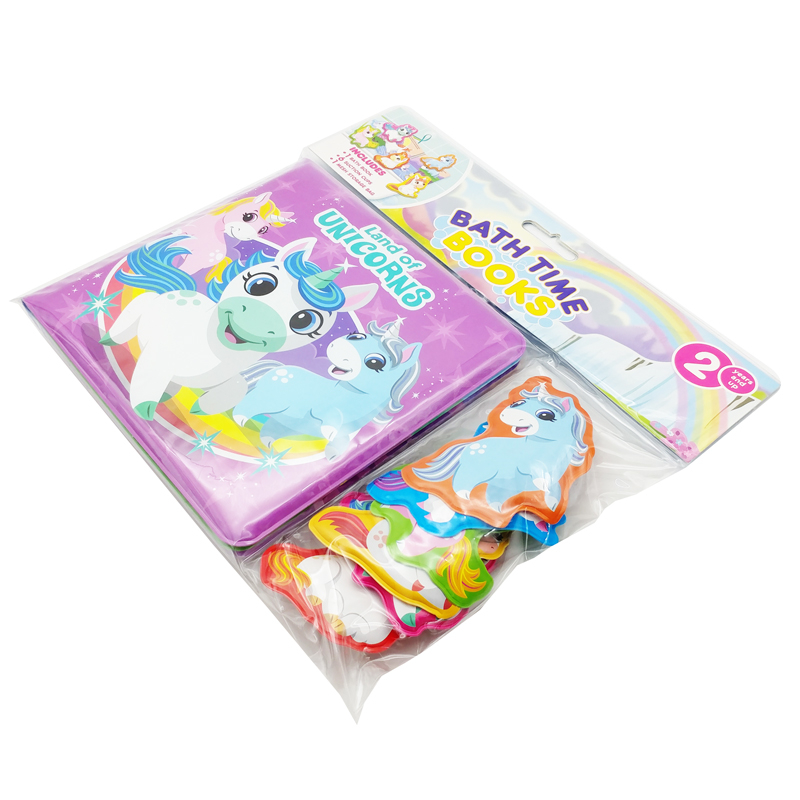 land of unicorns bath time book (eva bag edition)
