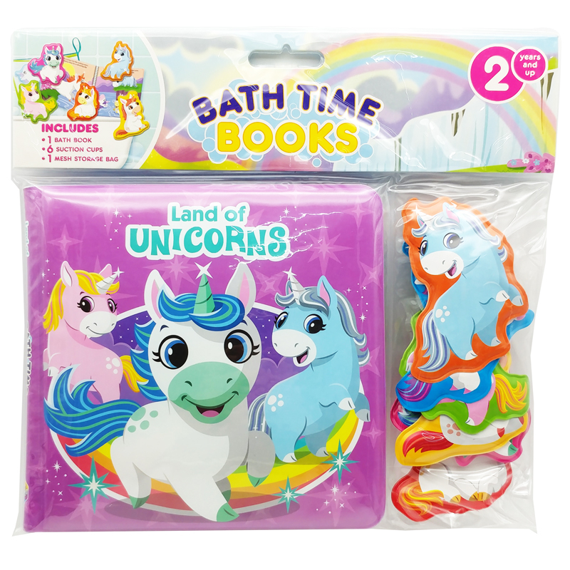 land of unicorns bath time book (eva bag edition)