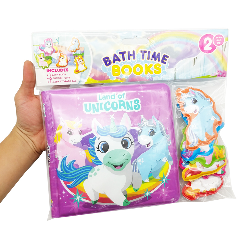 land of unicorns bath time book (eva bag edition)