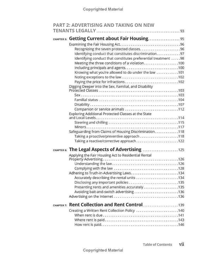 landlord's legal kit for dummies