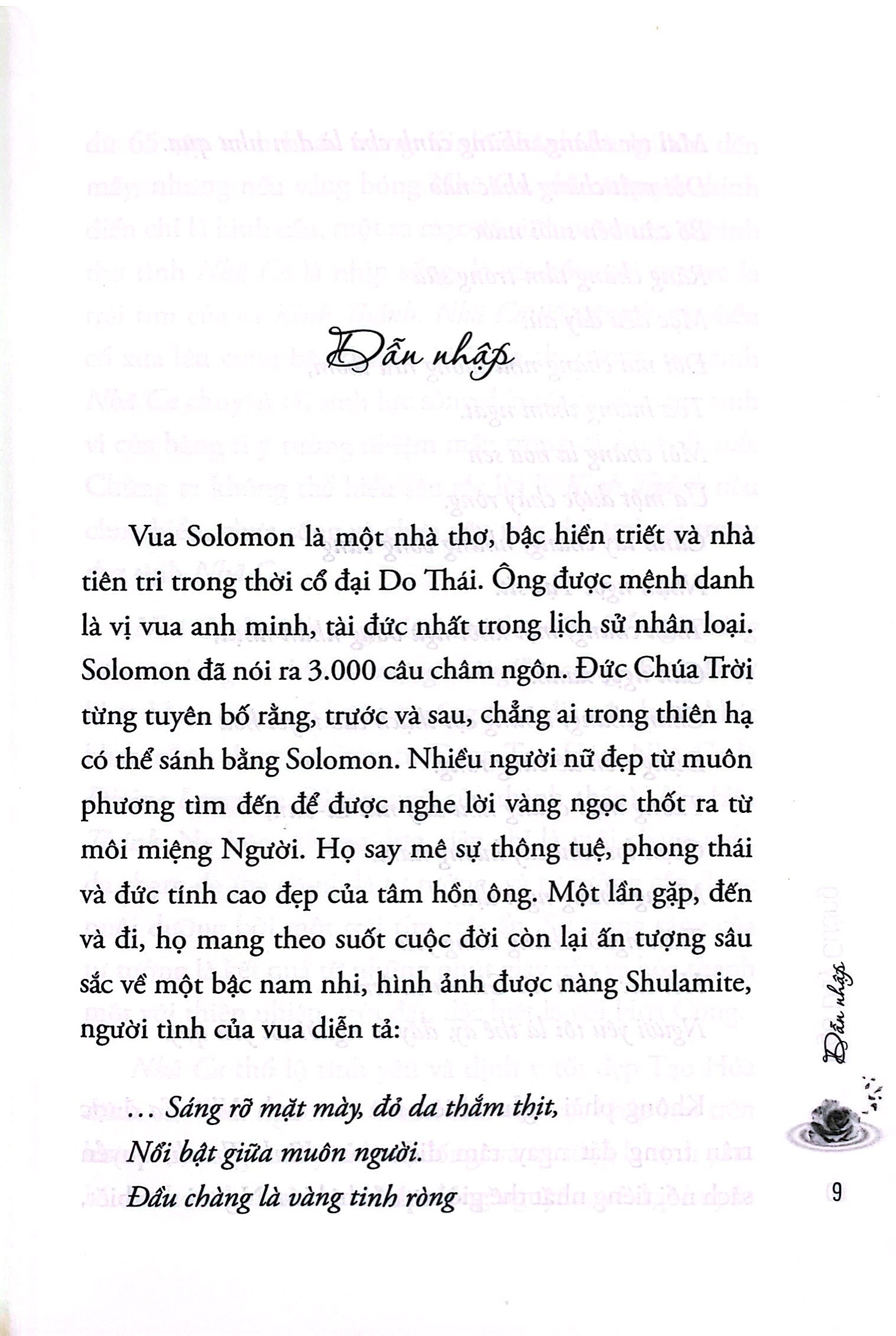 lãng mạn - giải mã thơ tình solomon