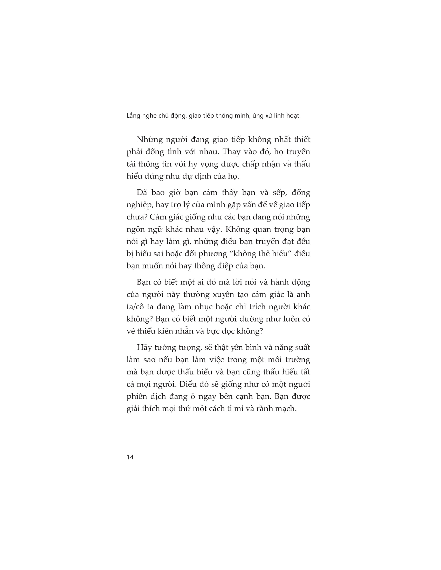 lắng nghe chủ động, giao tiếp thông minh, ứng xử linh hoạt