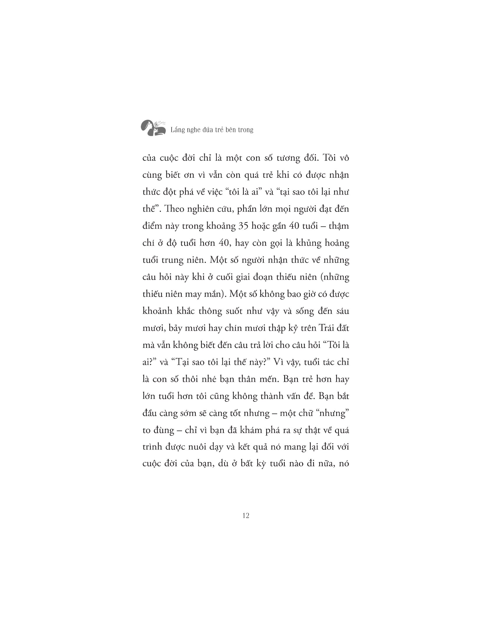 lắng nghe đứa trẻ bên trong